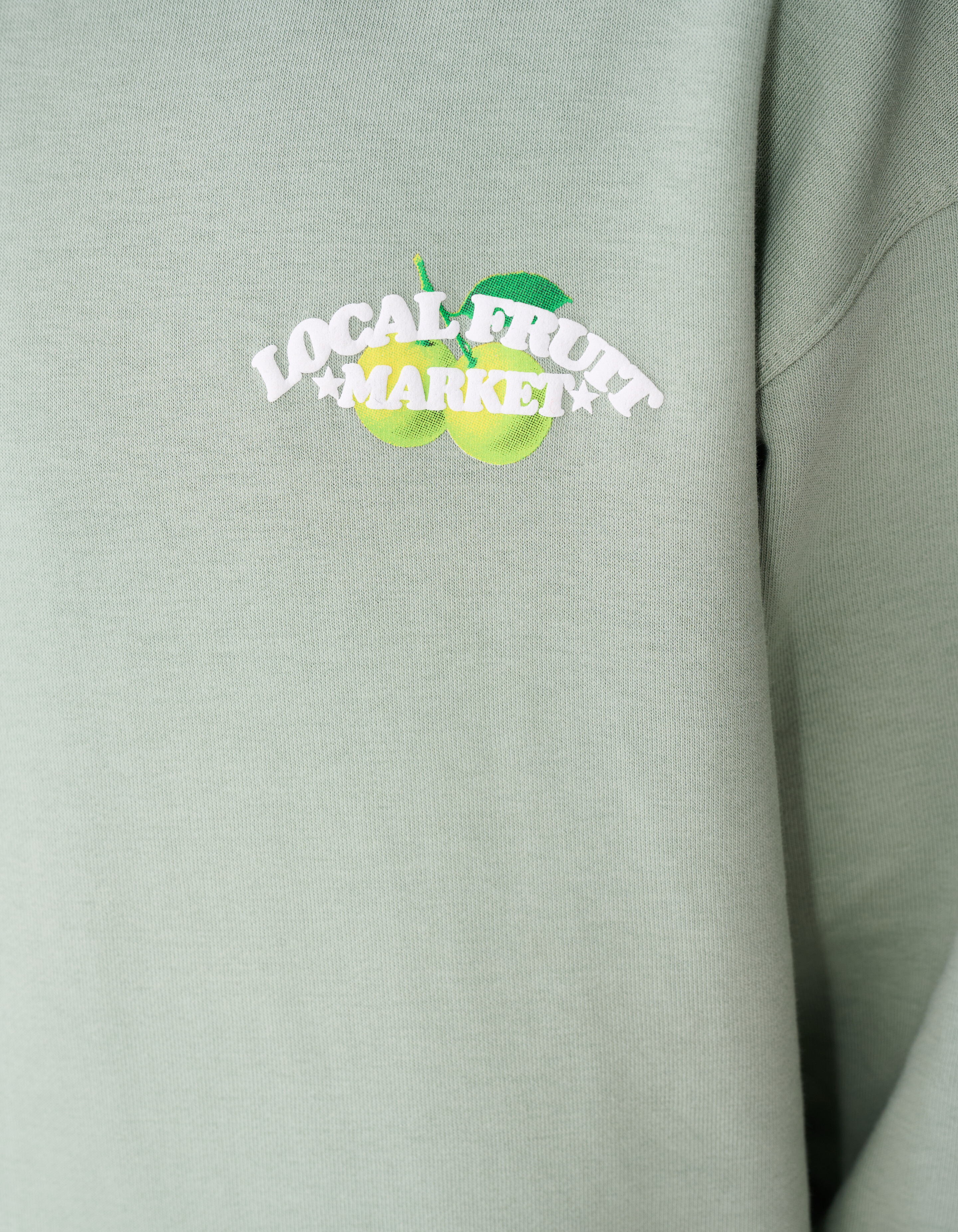 Market Artwork Hoodie Lichtgroen SHOEBY BOYS