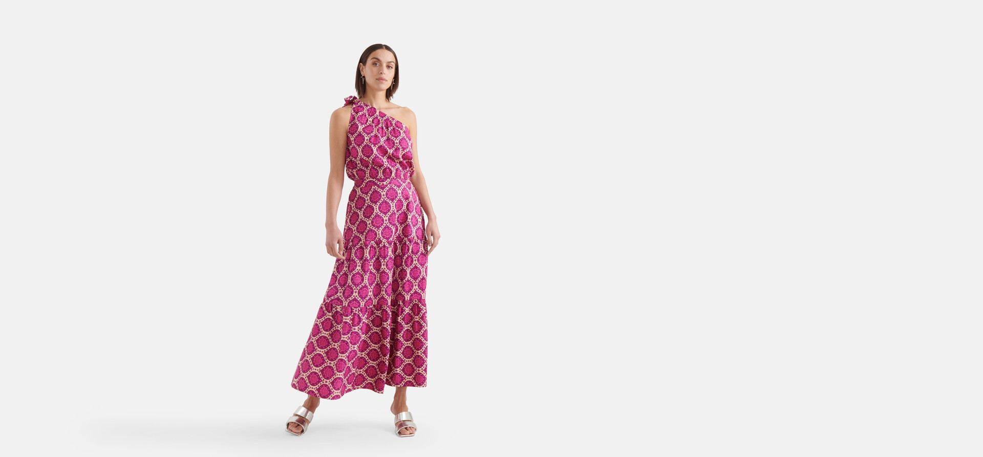 Grafische Maxi Rok Paars SHOEBY WOMEN