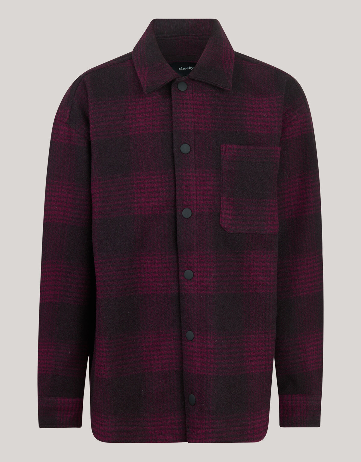 Ruiten Overshirt Donkerrood SHOEBY BOYS