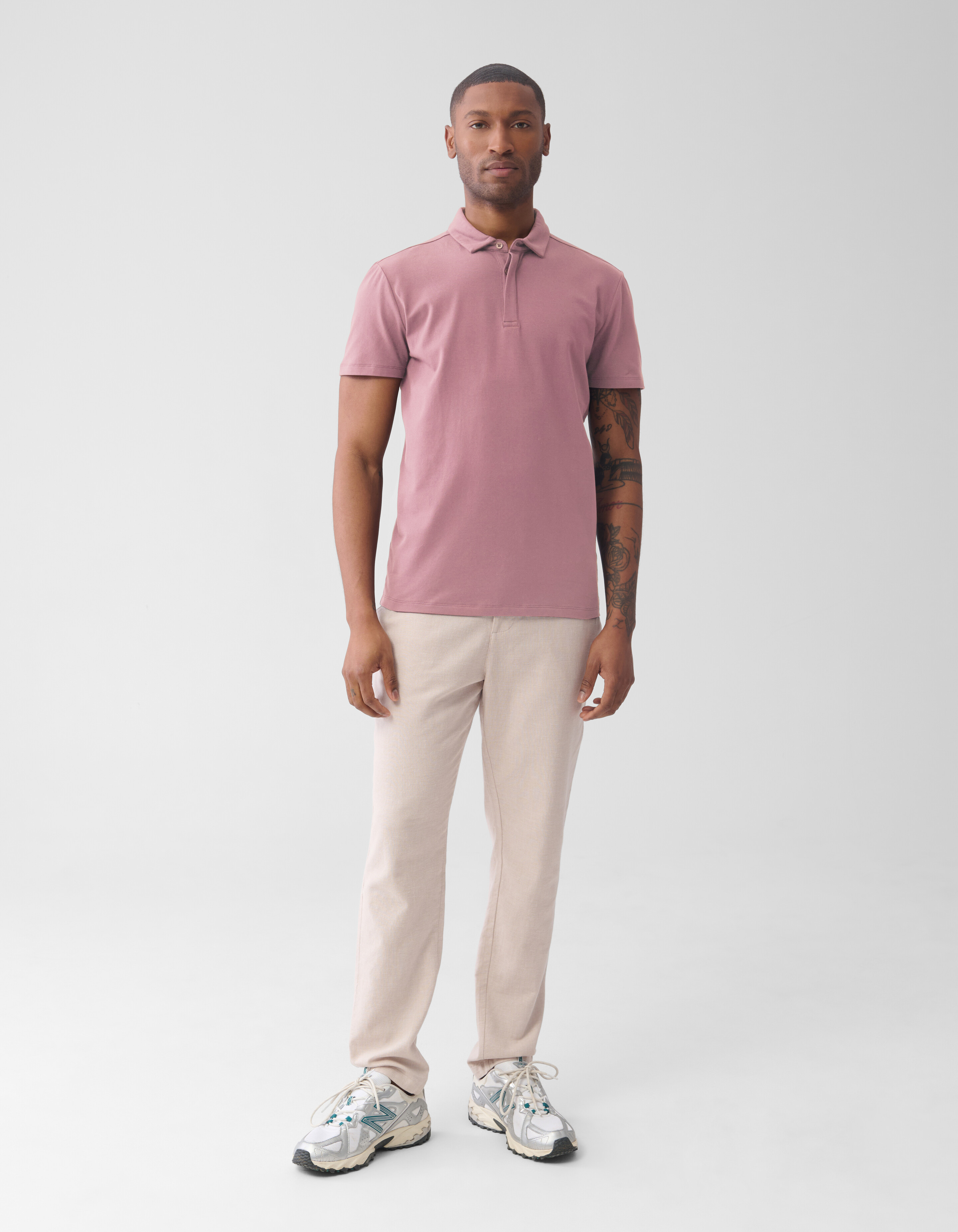 Jersey Polo Roze SHOEBY MEN