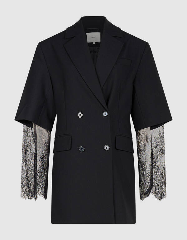 Kanten Blazer Jurk Zwart SHOEBY WOMEN