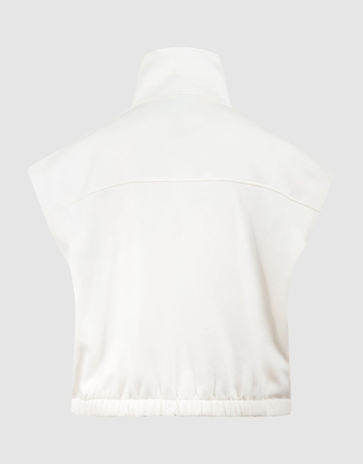 Sleeveless Sweat Jack Gebroken Wit SHOEBY WOMEN