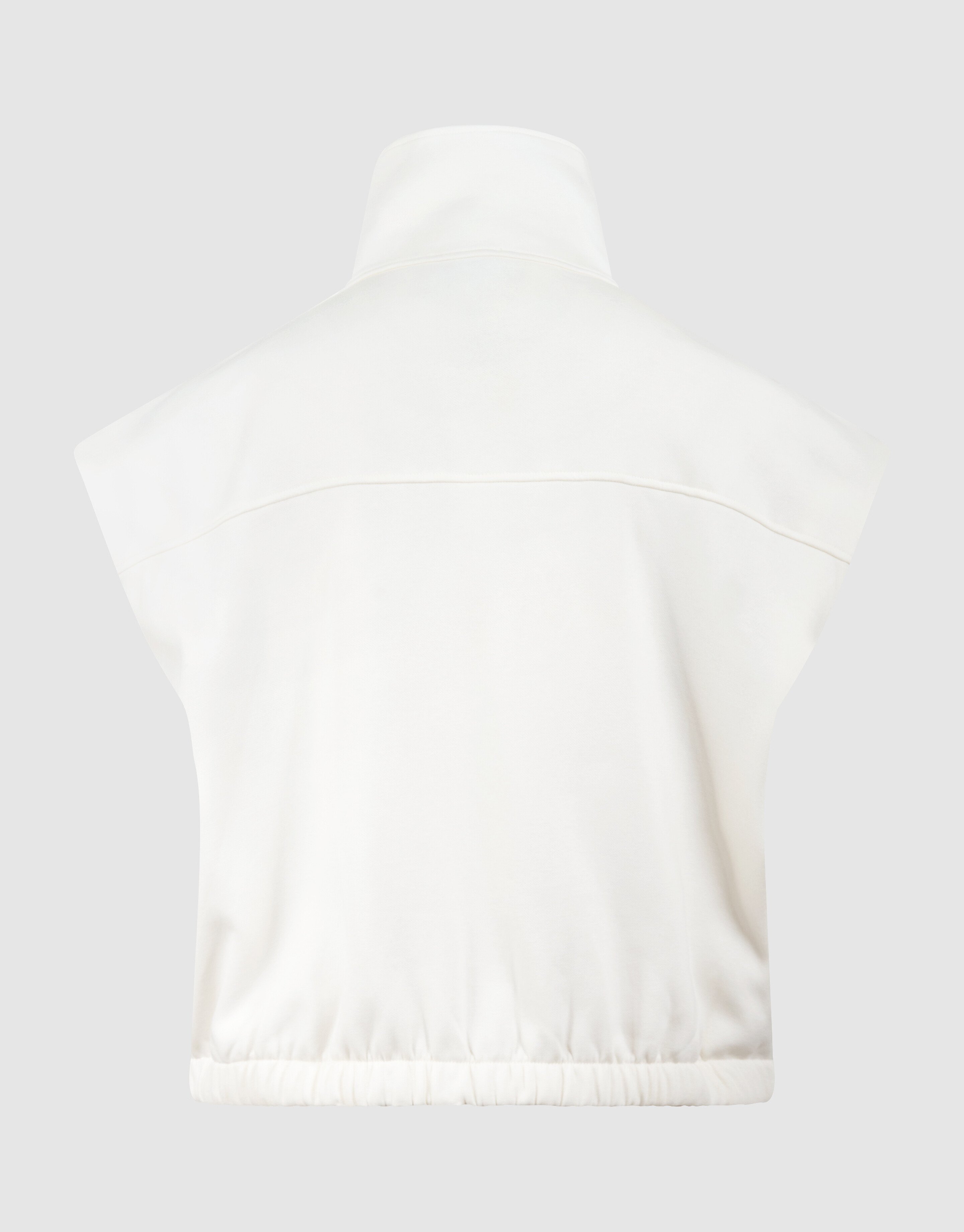 Sleeveless Sweat Jack Gebroken Wit SHOEBY WOMEN