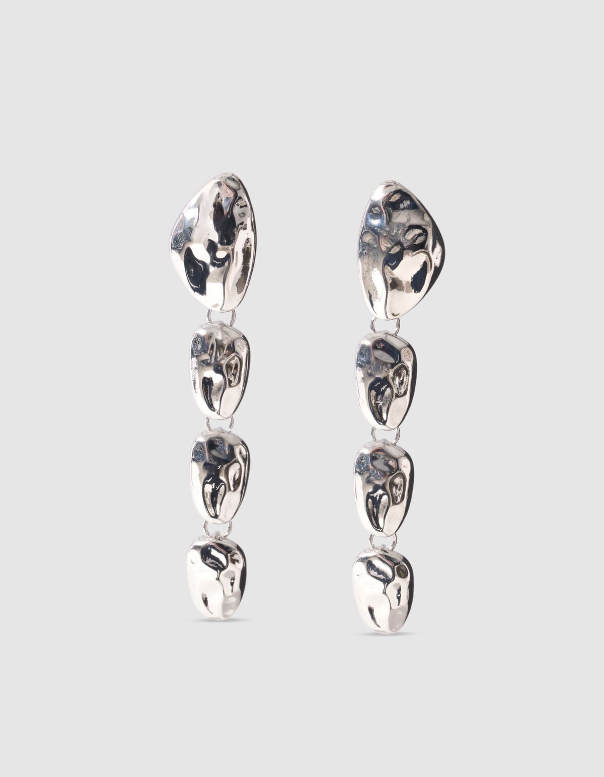 Hanging Stone Oorbellen Zilver SHOEBY ACCESSOIRES