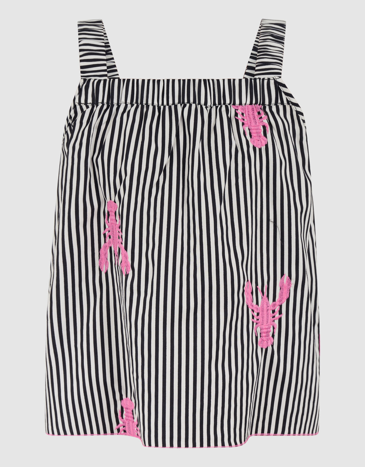 Striped Kreeften Top Zwart SHOEBY GIRLS