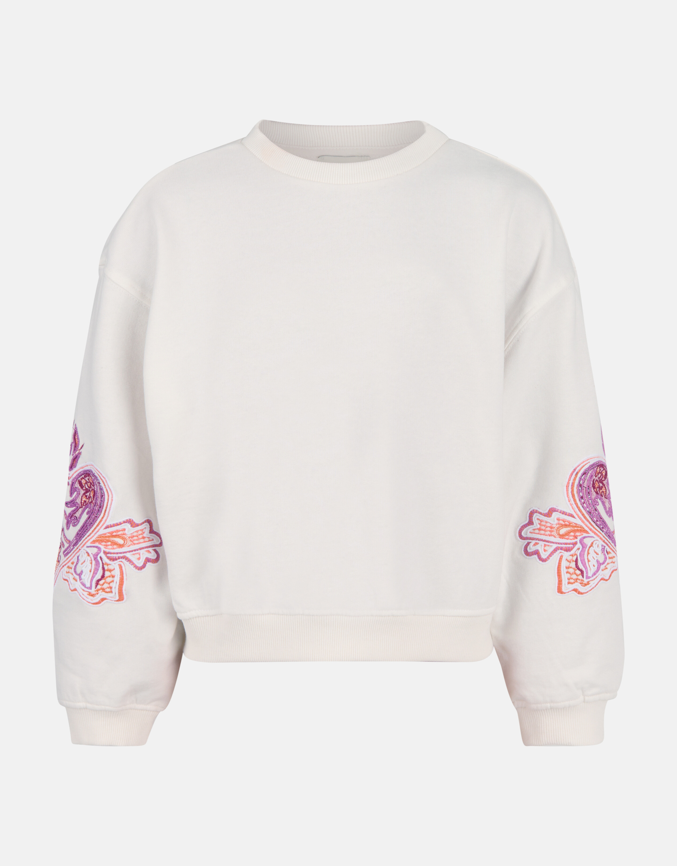 Embroidery Sweater Gebroken Wit SHOEBY GIRLS