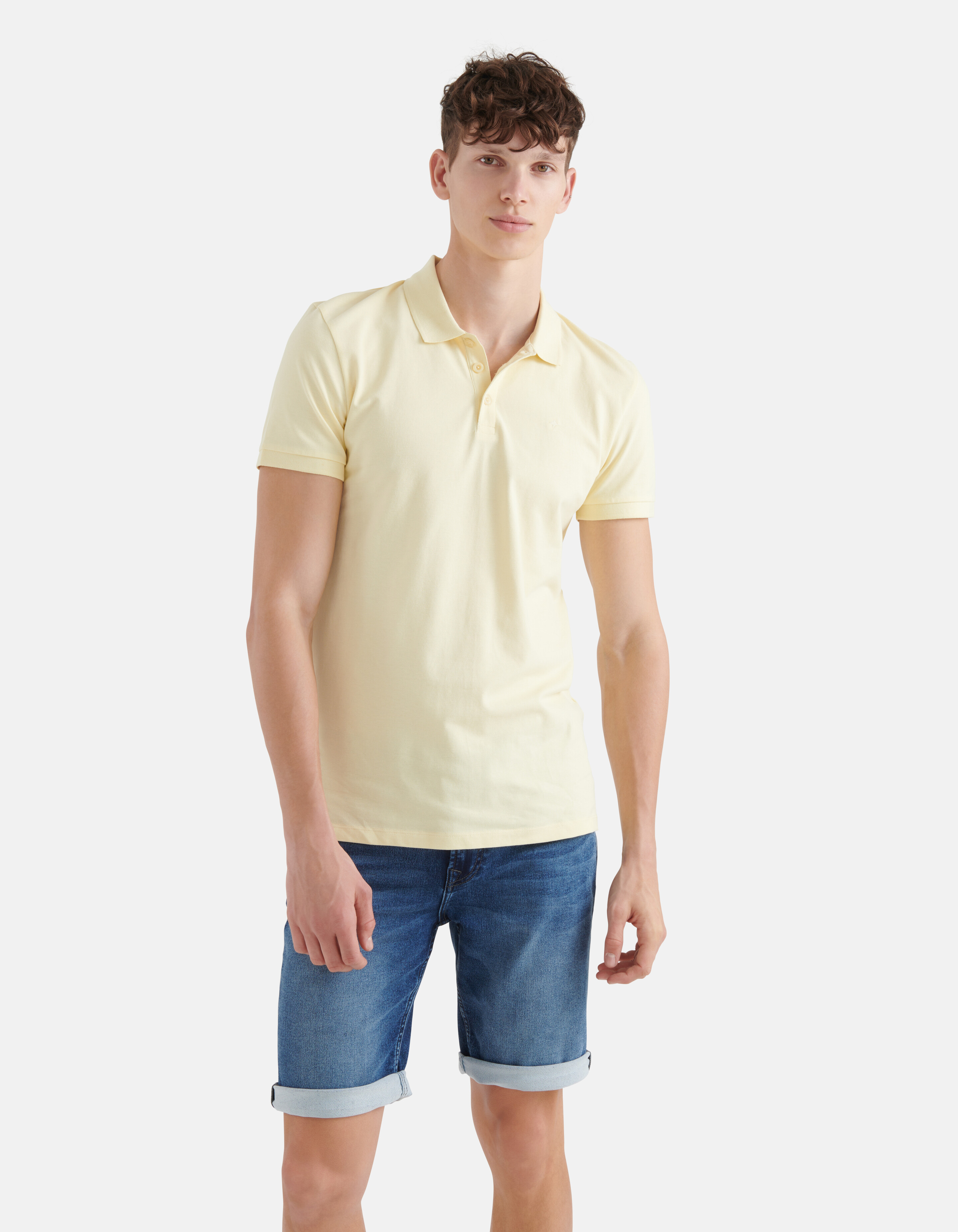 Basis Polo Lichtgeel SHOEBY MEN