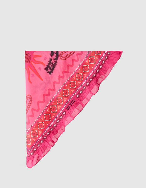 Love Radiate Bandana Roze SHOEBY ACCESSOIRES