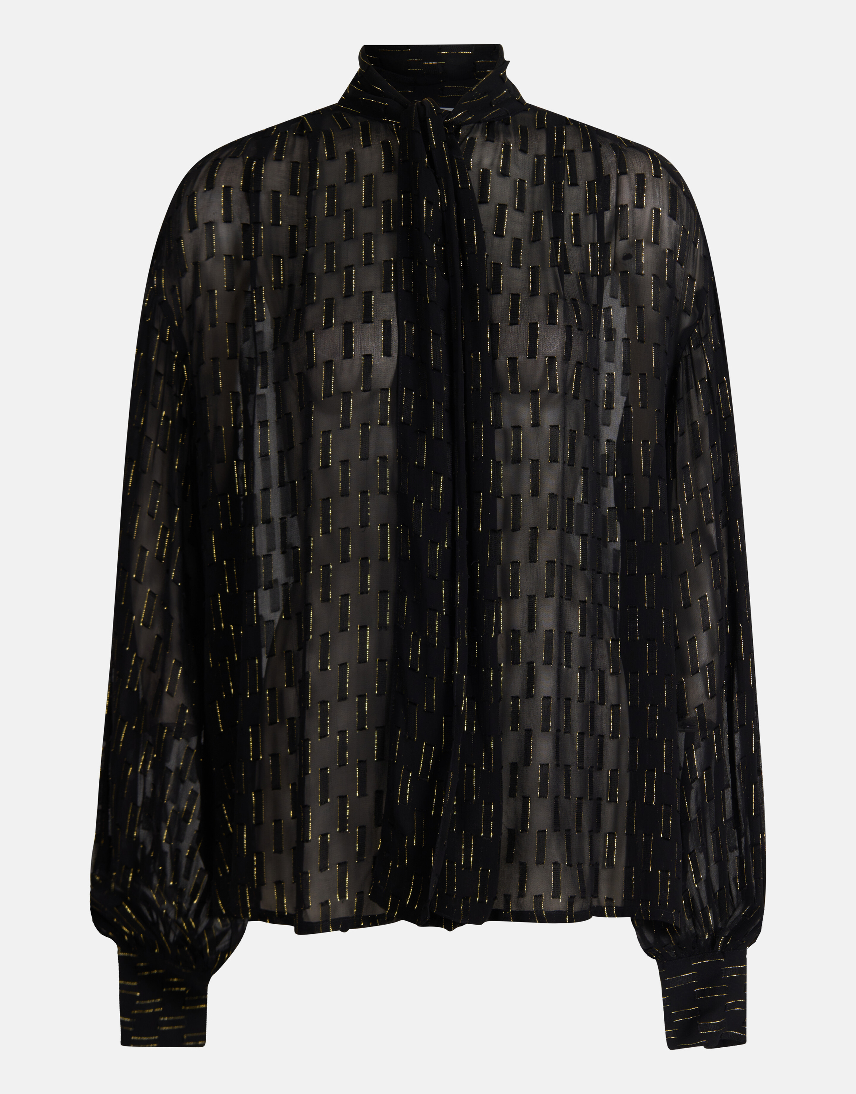 Chiffon Blouse Zwart SHOEBY WOMEN