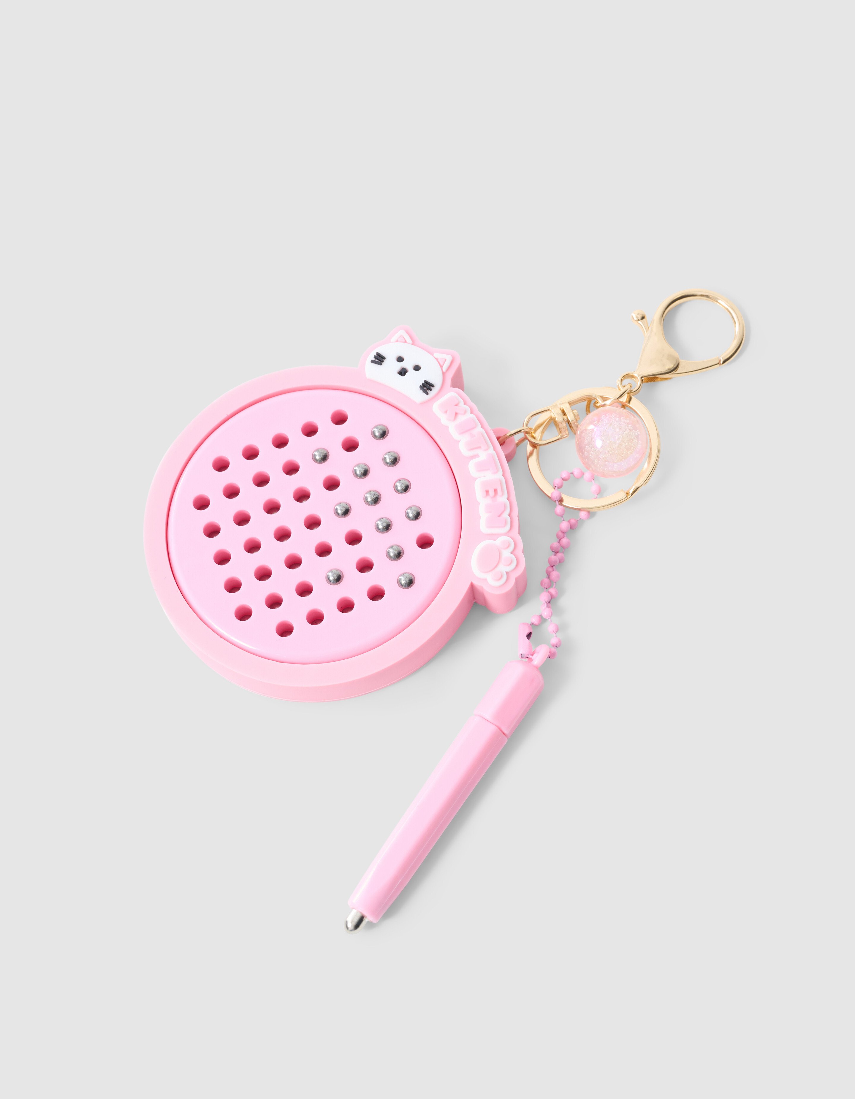 Kitten Game Sleutelhanger Lichtroze SHOEBY ACCESSOIRES