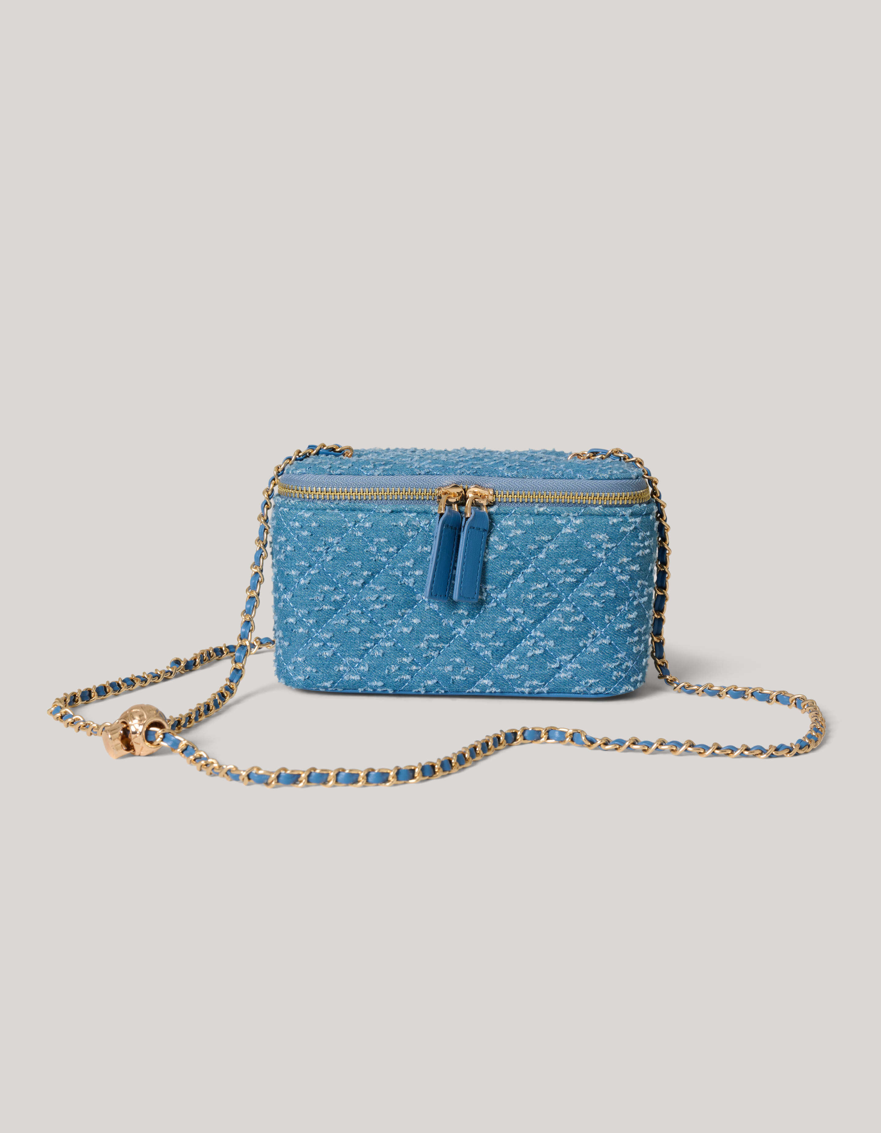 Quilted Tas Blauw SHOEBY ACCESSOIRES