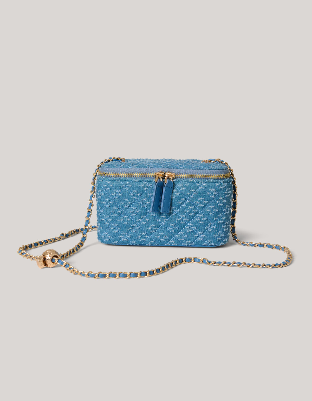 Quilted Tas Blauw SHOEBY ACCESSOIRES