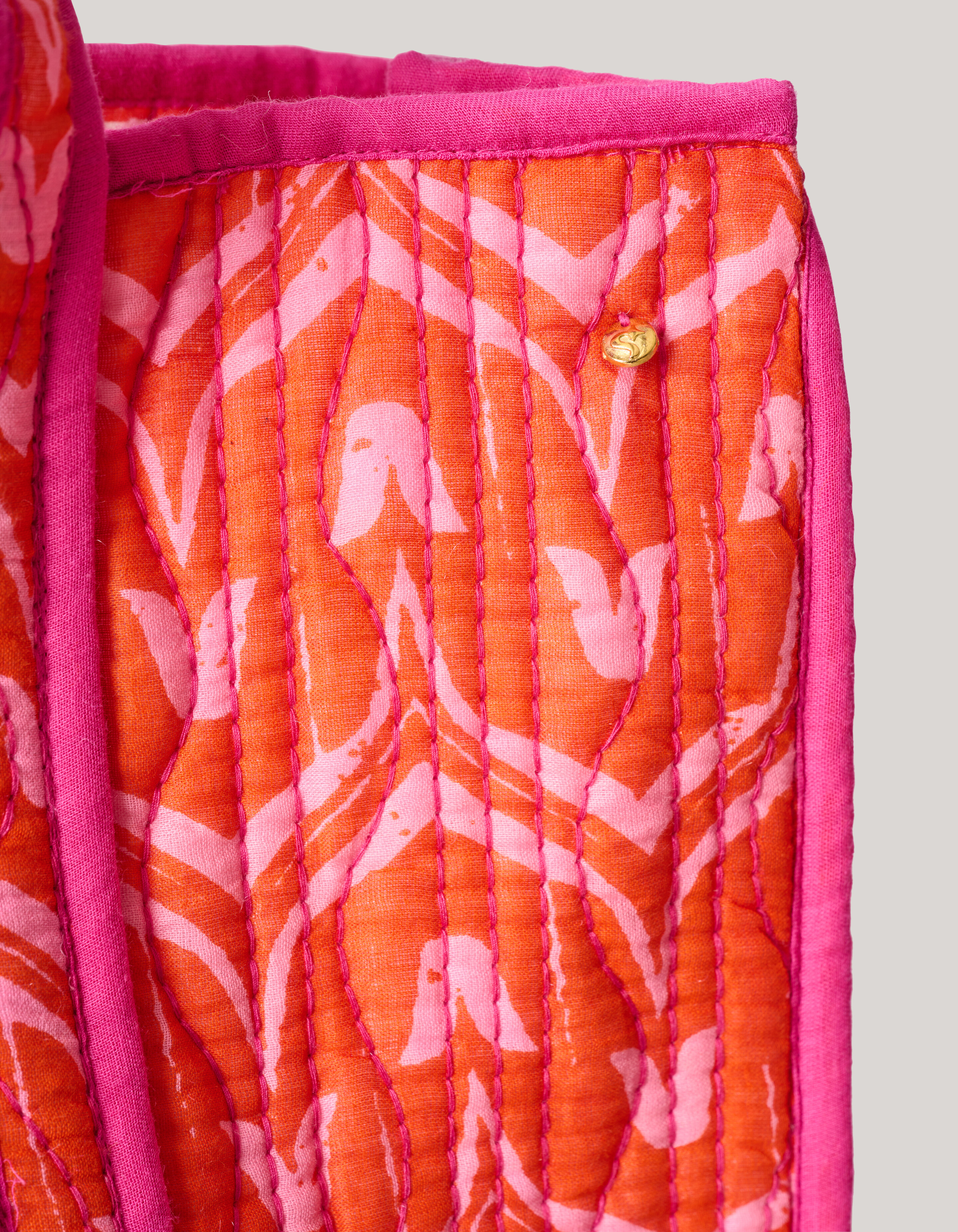 Reversible Printed Shopper Oranje SHOEBY ACCESSOIRES