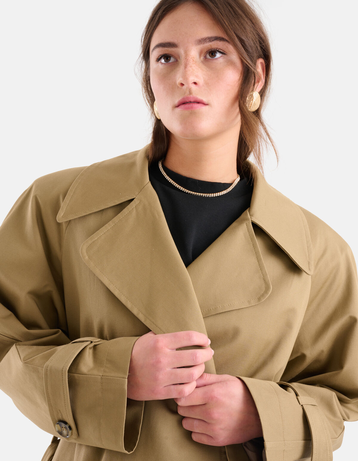 Oversized Trenchcoat Beige SHOEBY WOMEN