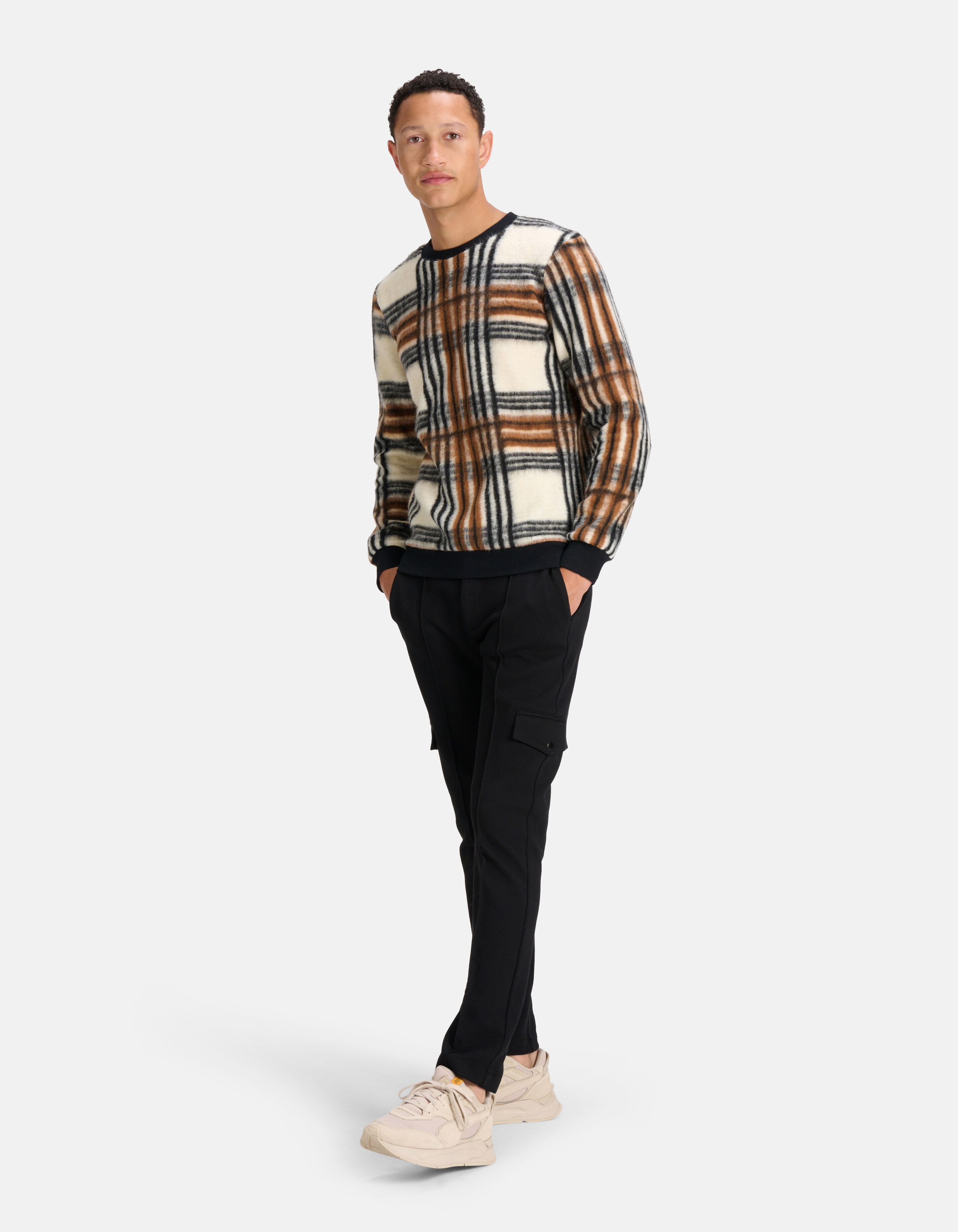 Gekleurde Geruiten Sweater SHOEBY MEN