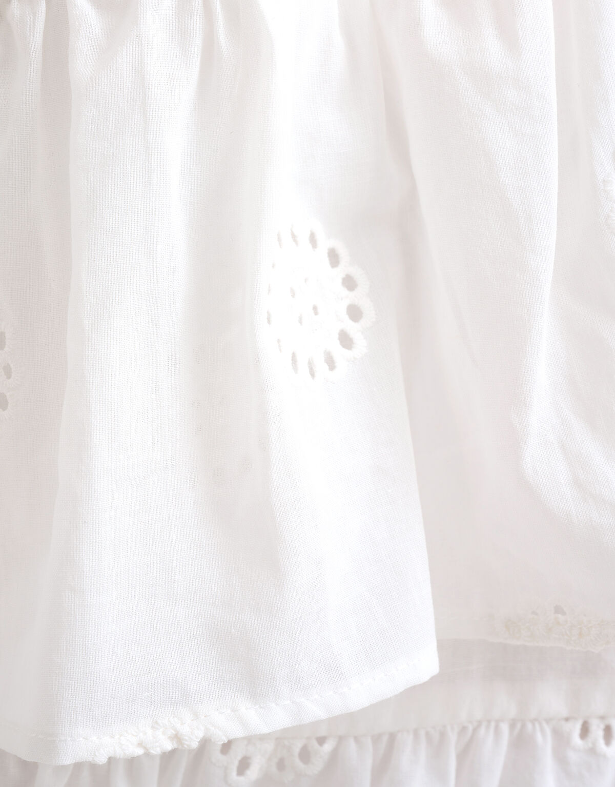 Broderie Rok Wit SHOEBY WOMEN