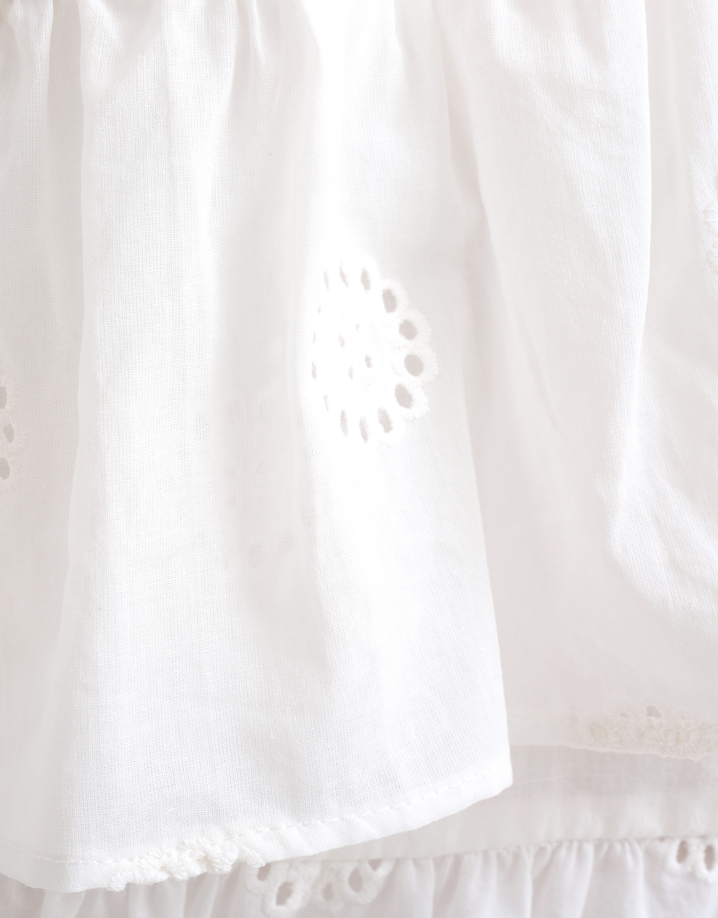 Broderie Rok Wit SHOEBY WOMEN