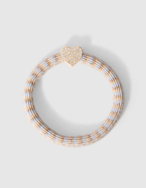 Charm Lurex Haarelastiek Goud SHOEBY ACCESSOIRES