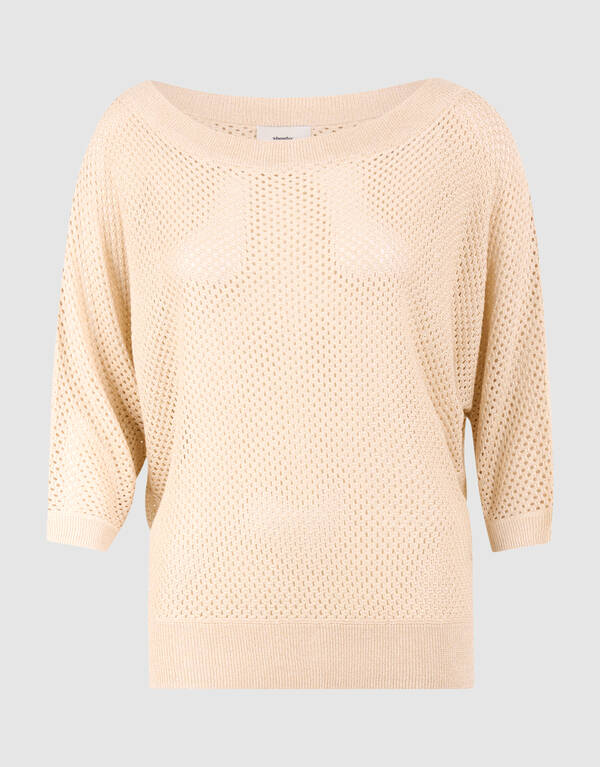 Glitter Ajour Trui Zand SHOEBY WOMEN