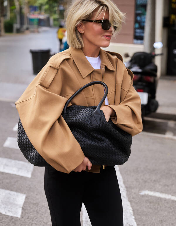 Oversized Bomber Jack Camel By Lonneke SHOEBY WOMEN