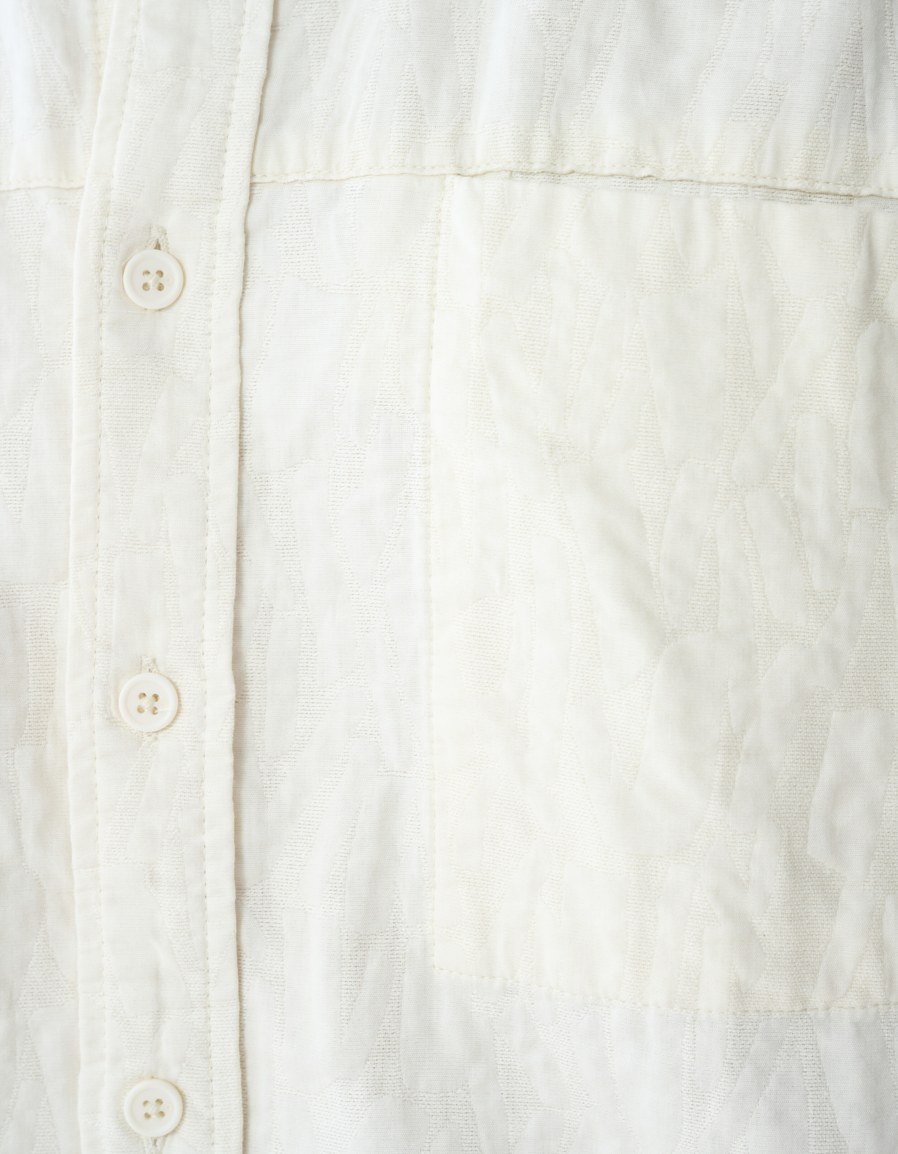 Structuur Overshirt Gebroken Wit SHOEBY MEN