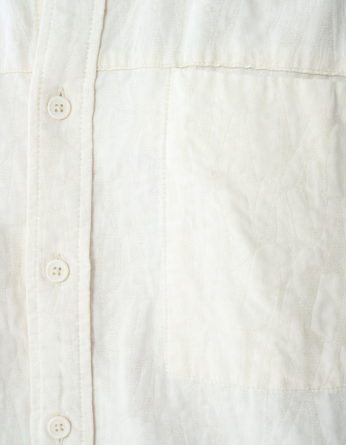 Structuur Overshirt Gebroken Wit SHOEBY MEN