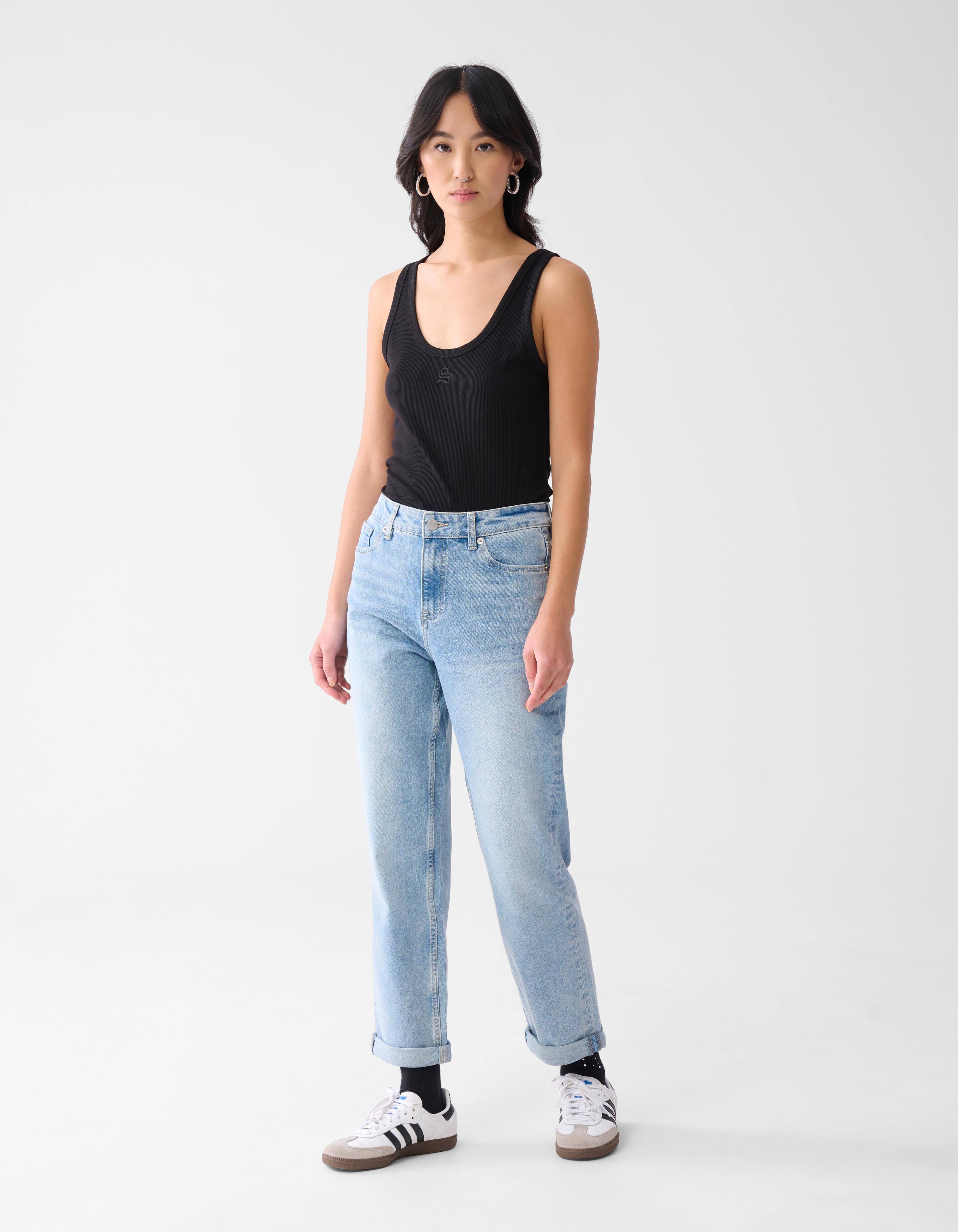 Shoeby Logo Tanktop Zwart SHOEBY WOMEN
