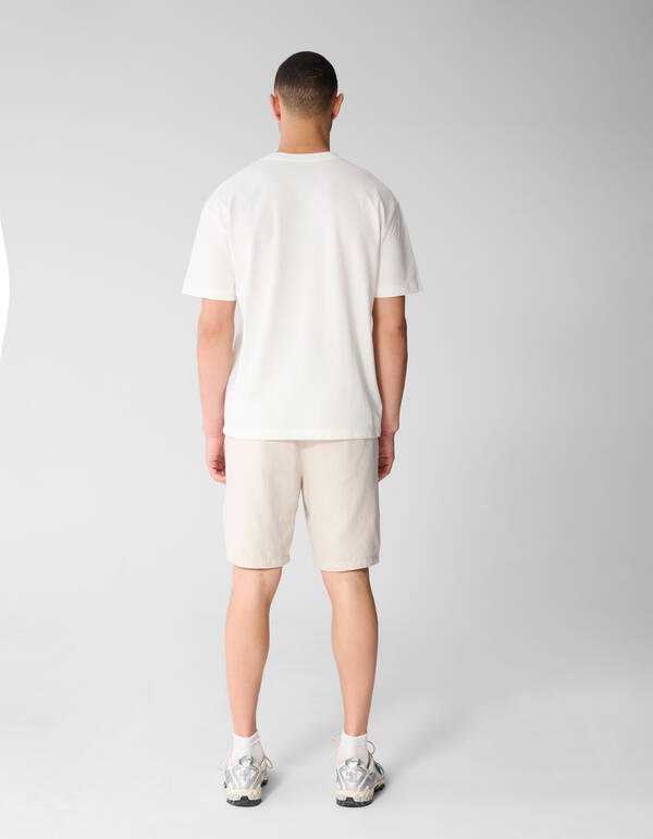 Spark T-shirt Gebroken Wit SHOEBY MEN