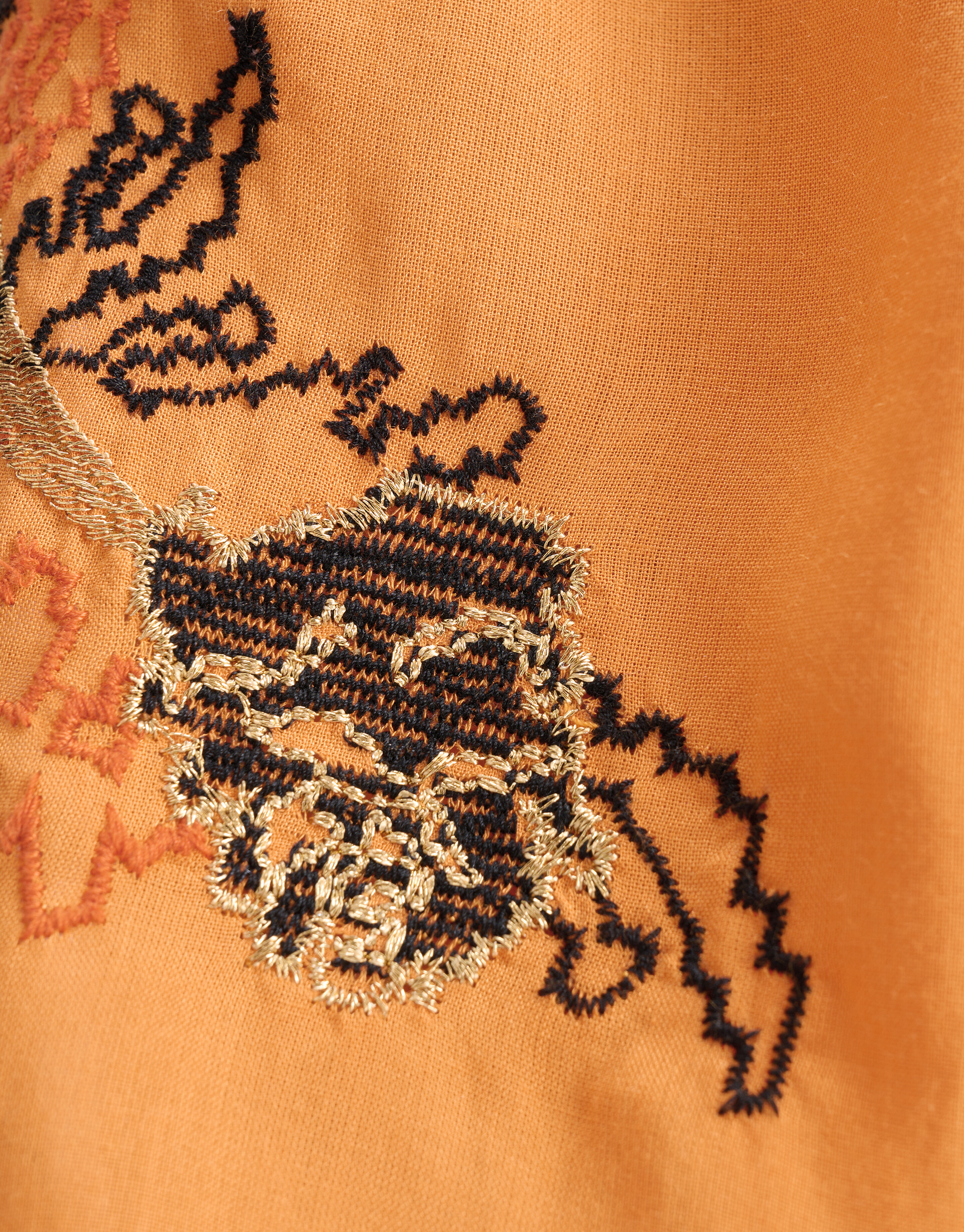 Geborduurde Blouse Oranje By Mieke SHOEBY WOMEN