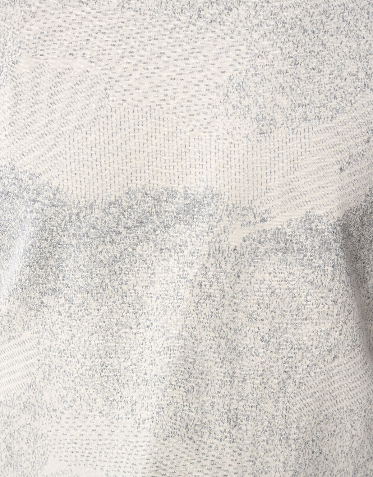 Jacquard Camo Sweater Gebroken Wit SHOEBY MEN