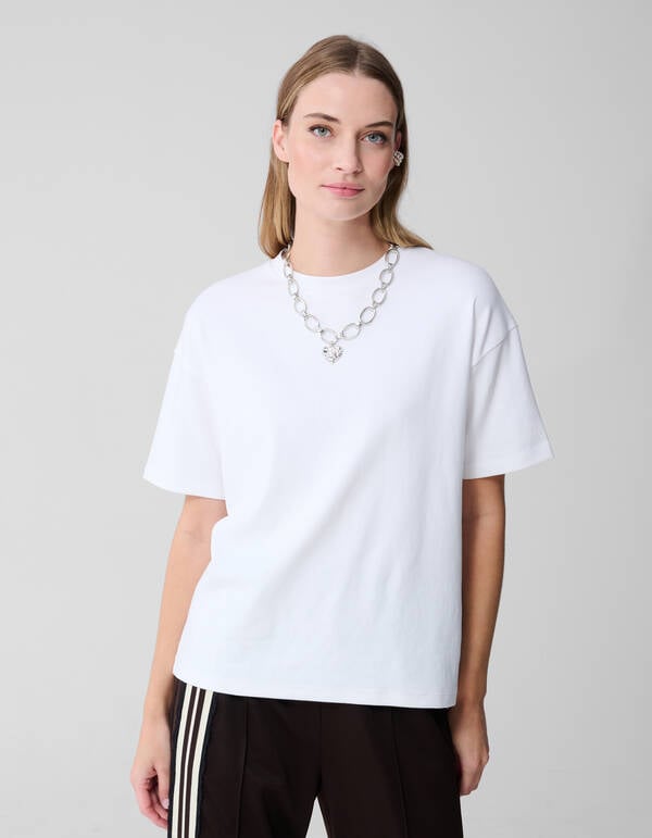 Oversized T-shirt Wit SHOEBY WOMEN