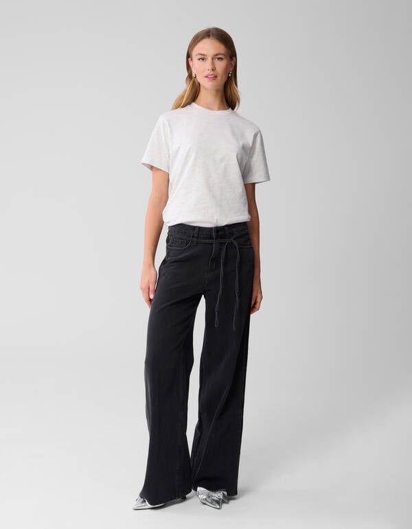 Basis T-shirt Lichtgrijs SHOEBY WOMEN