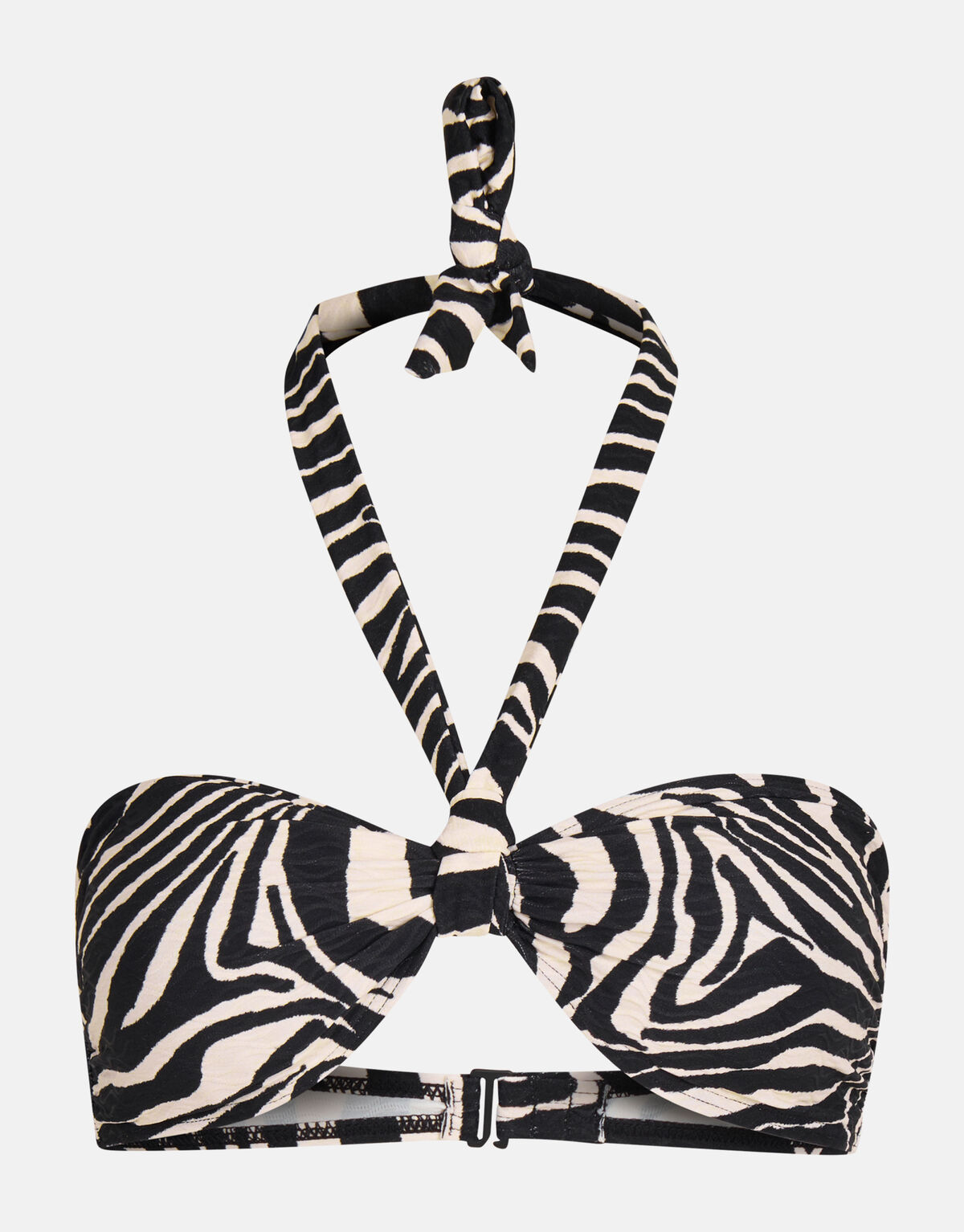 Zebra Print Bikini Top Zwart/Wit SHOEBY ACCESSOIRES