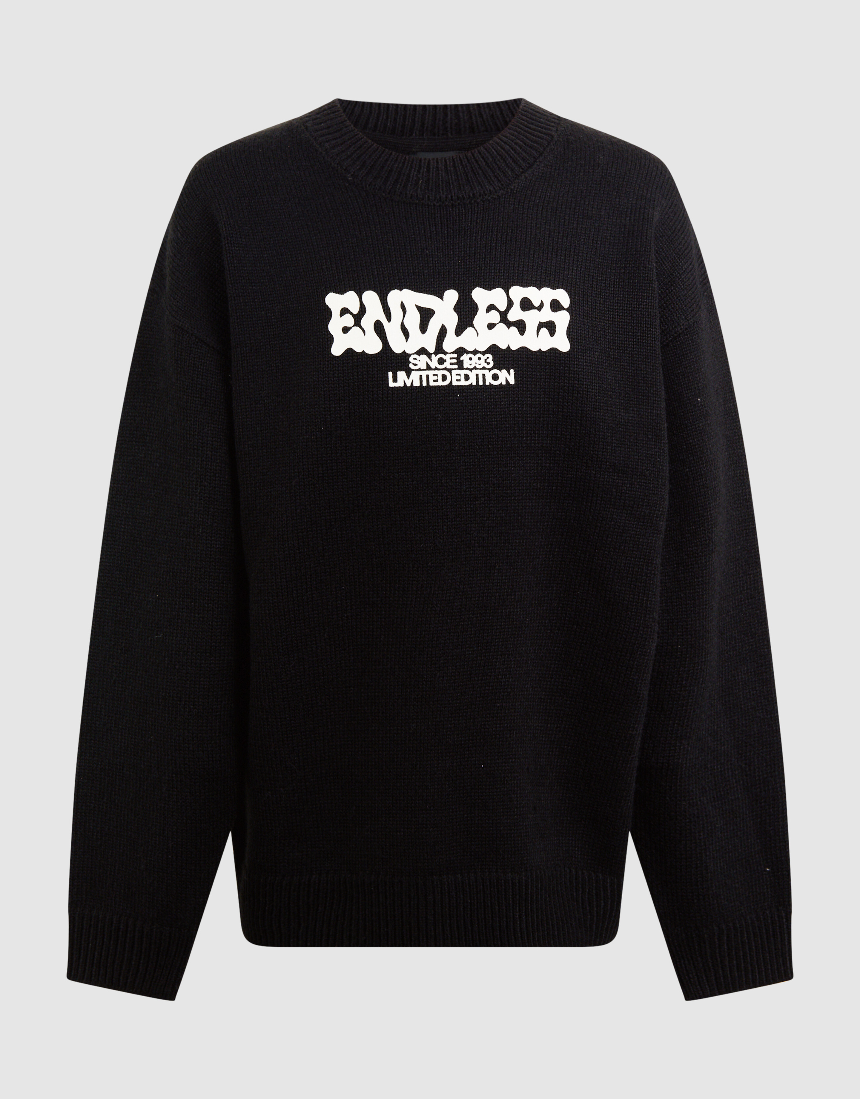 Endless Gebreide Trui Zwart SHOEBY BOYS