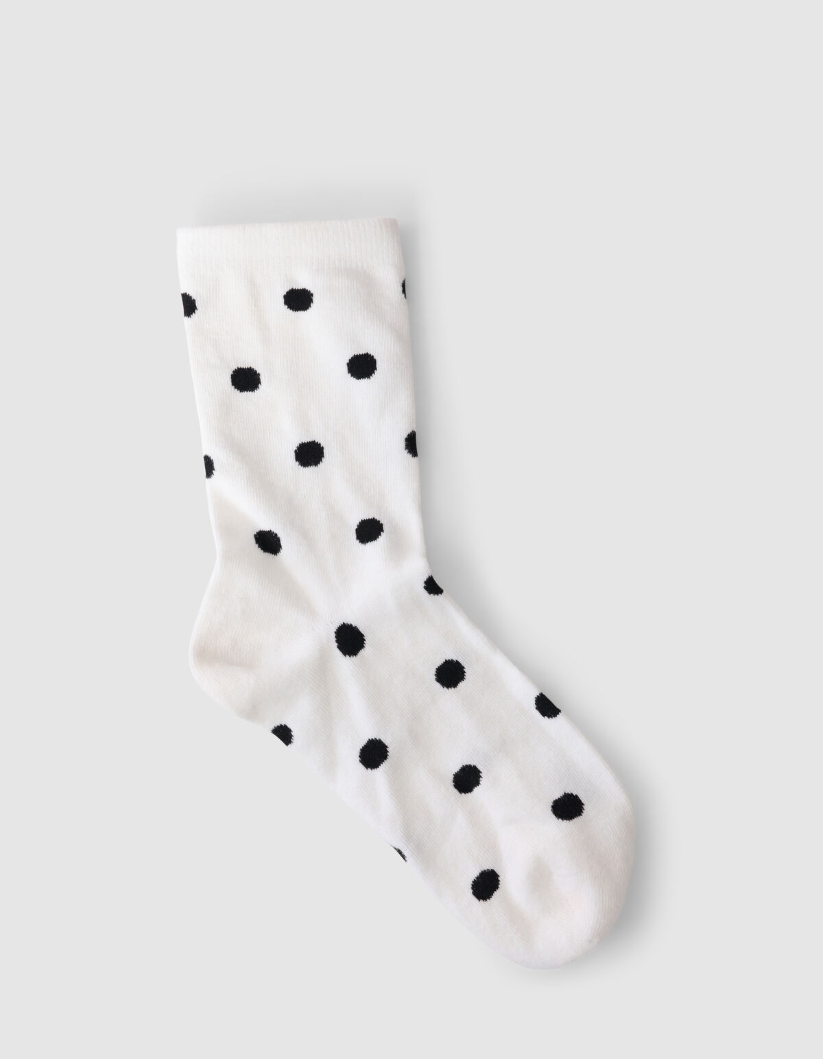 Polkadot Sokken Wit/Zwart SHOEBY ACCESSOIRES