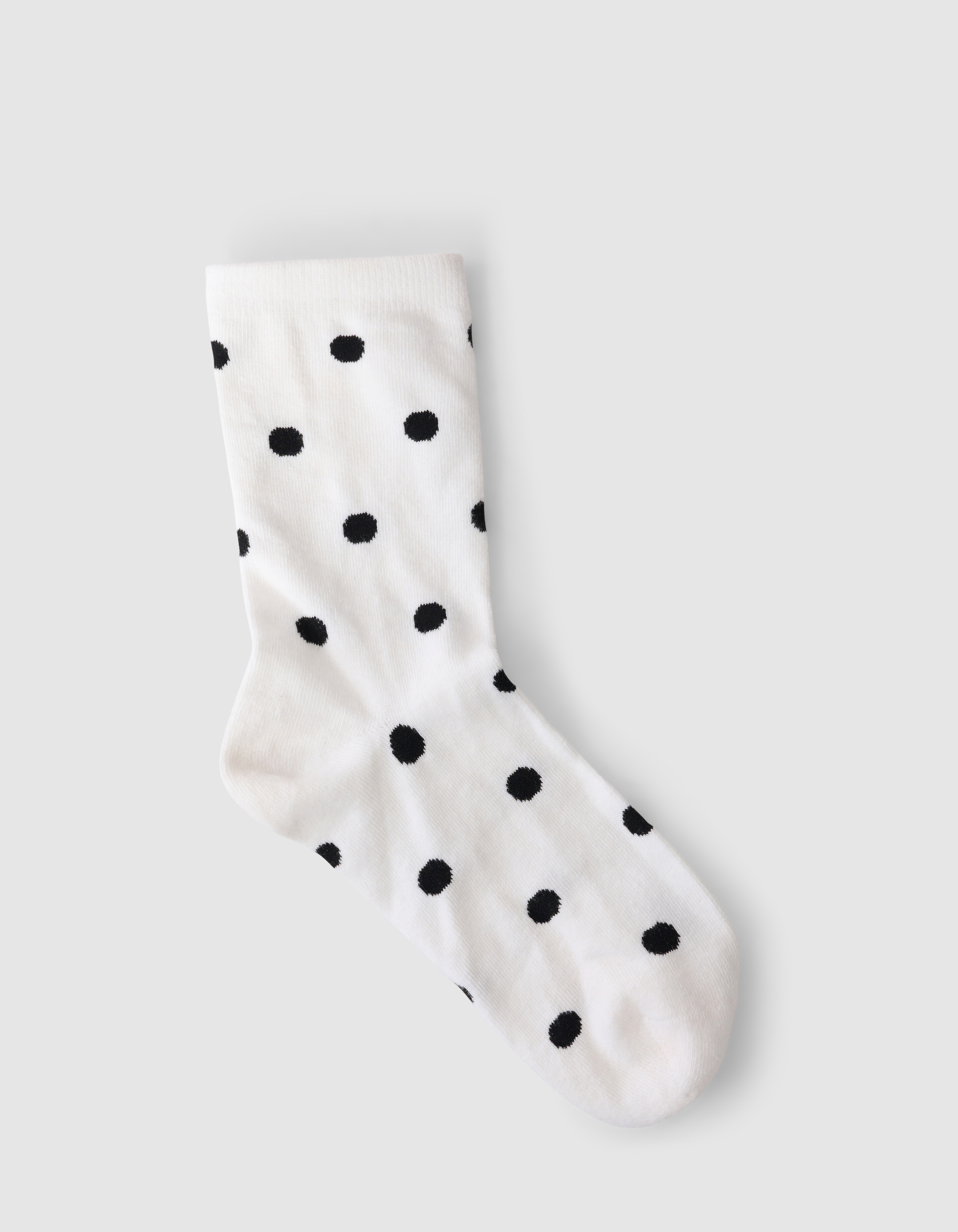 Polkadot Sokken Wit/Zwart SHOEBY ACCESSOIRES