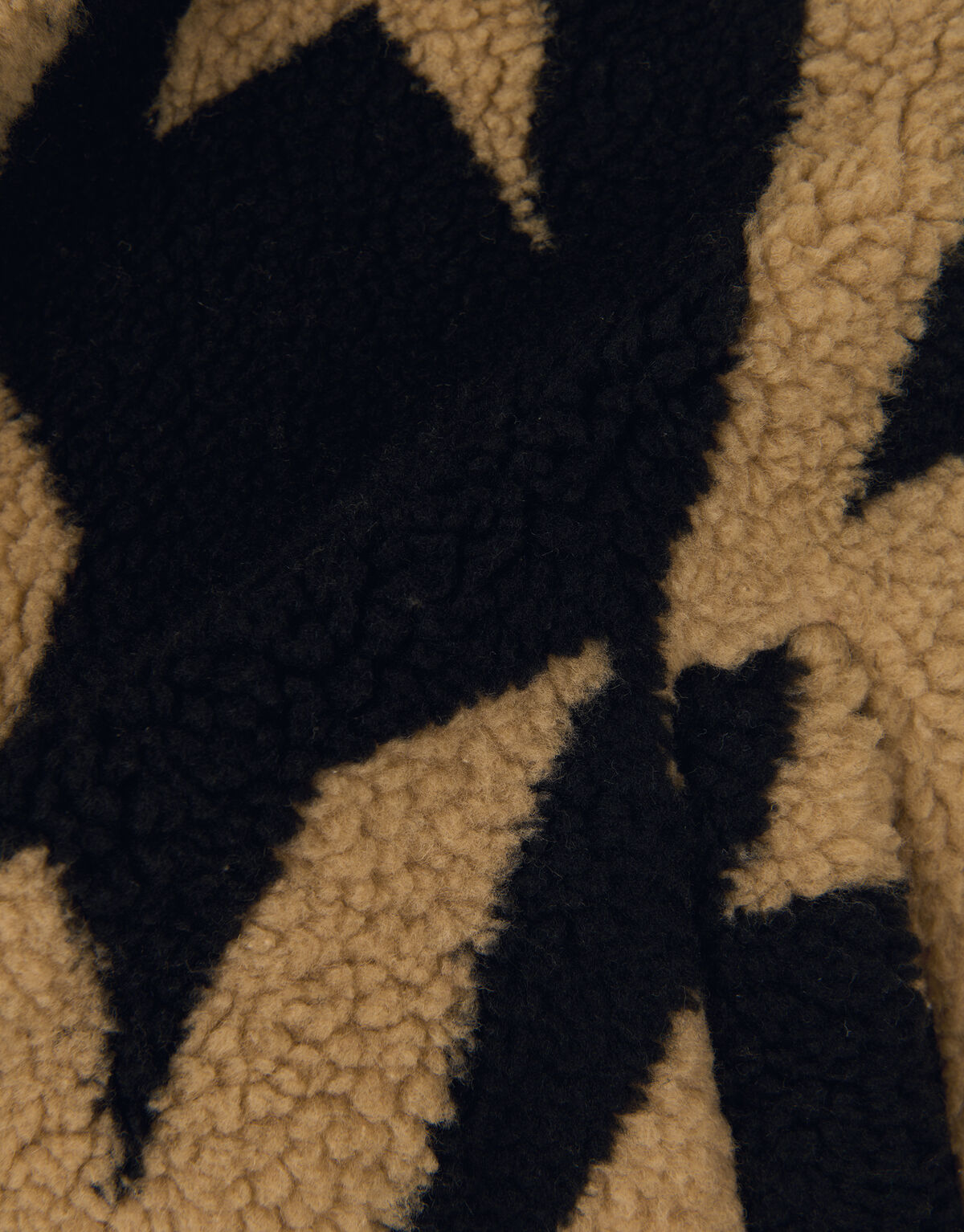 Pied De Poule Teddy Gilet Bruin SHOEBY WOMEN