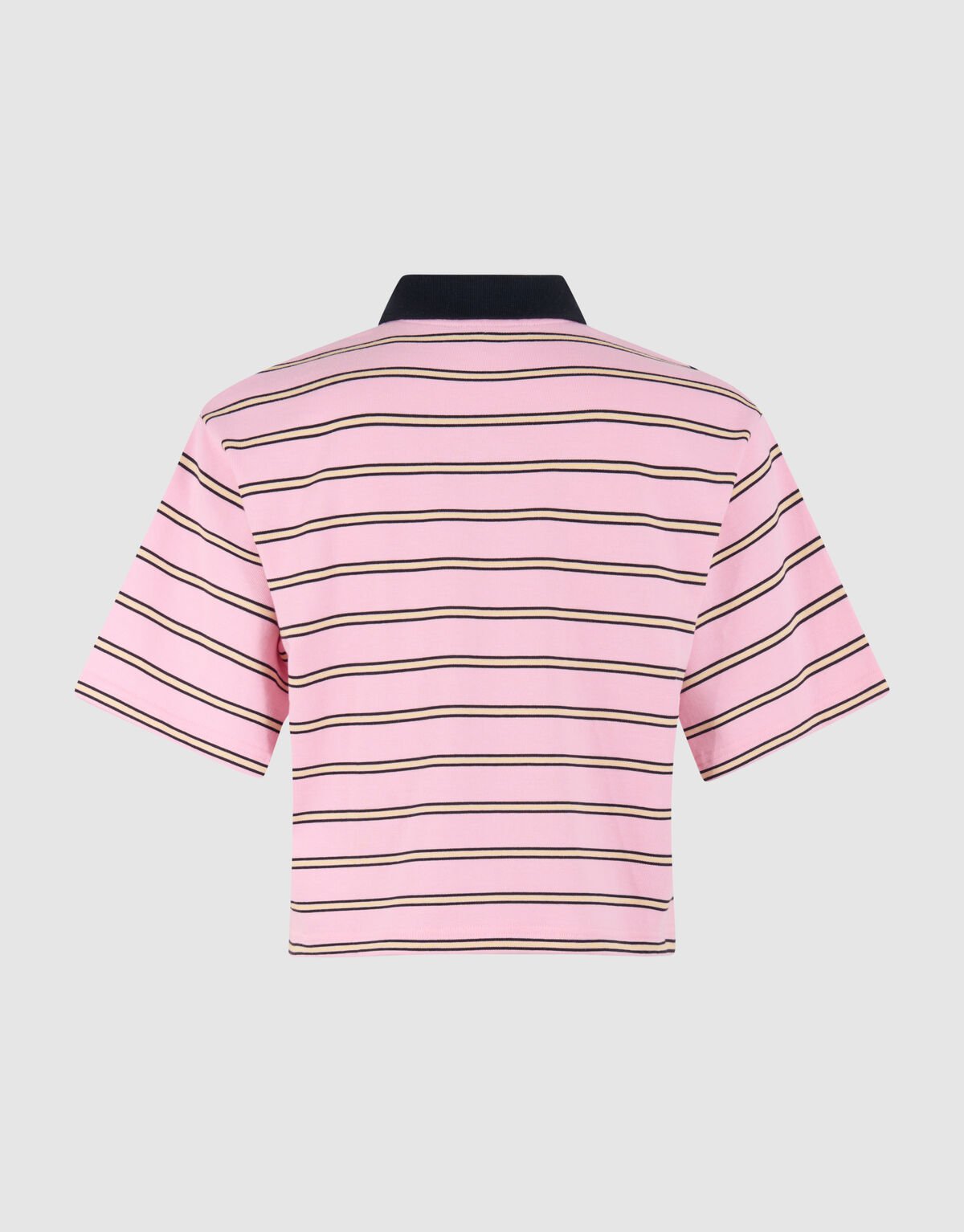 Oversized Pinstripe Strass Polo Roze SHOEBY WOMEN