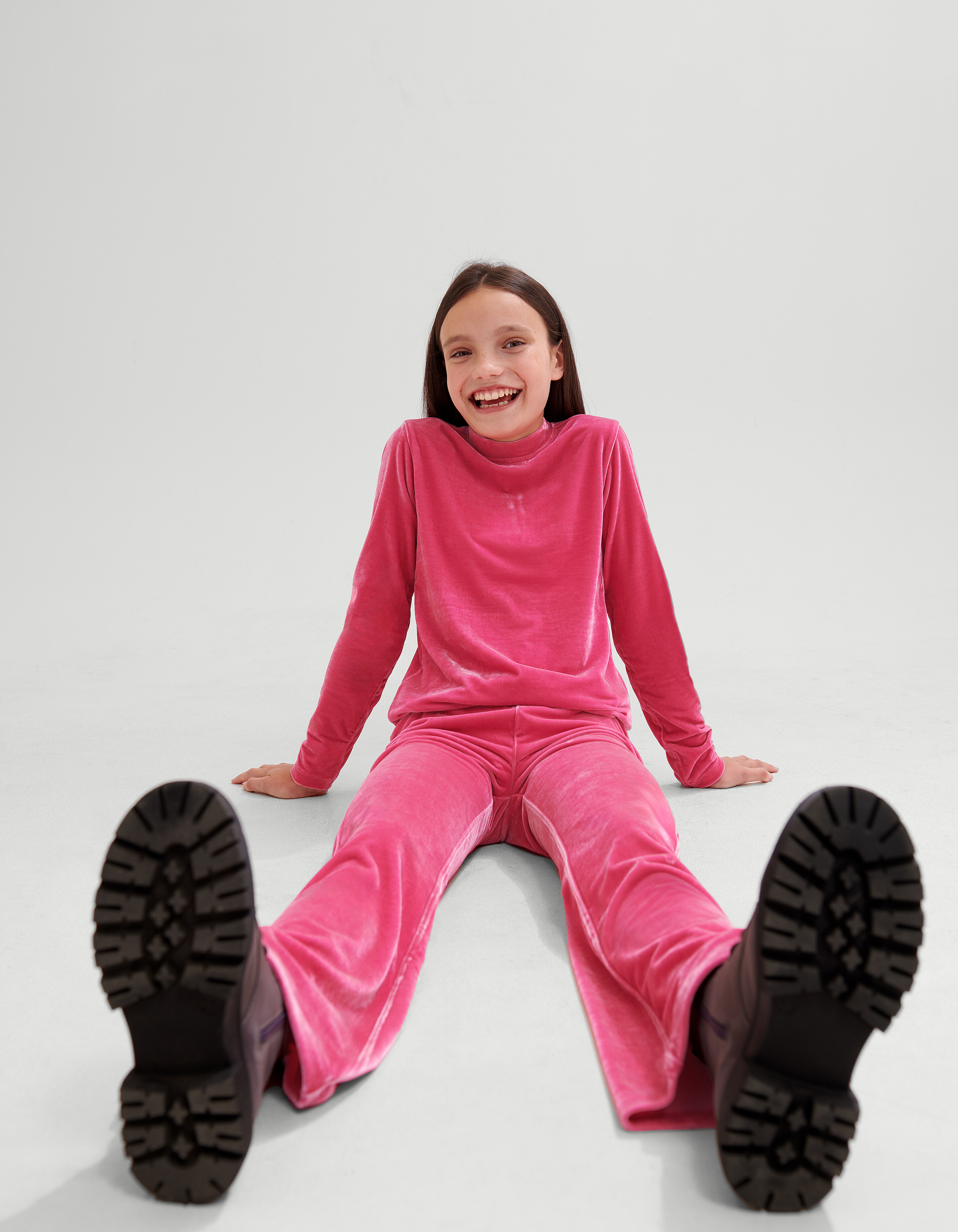 Velvet Top Roze SHOEBY GIRLS