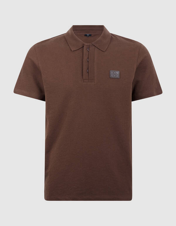 Spark Polo Donkerbruin SHOEBY MEN