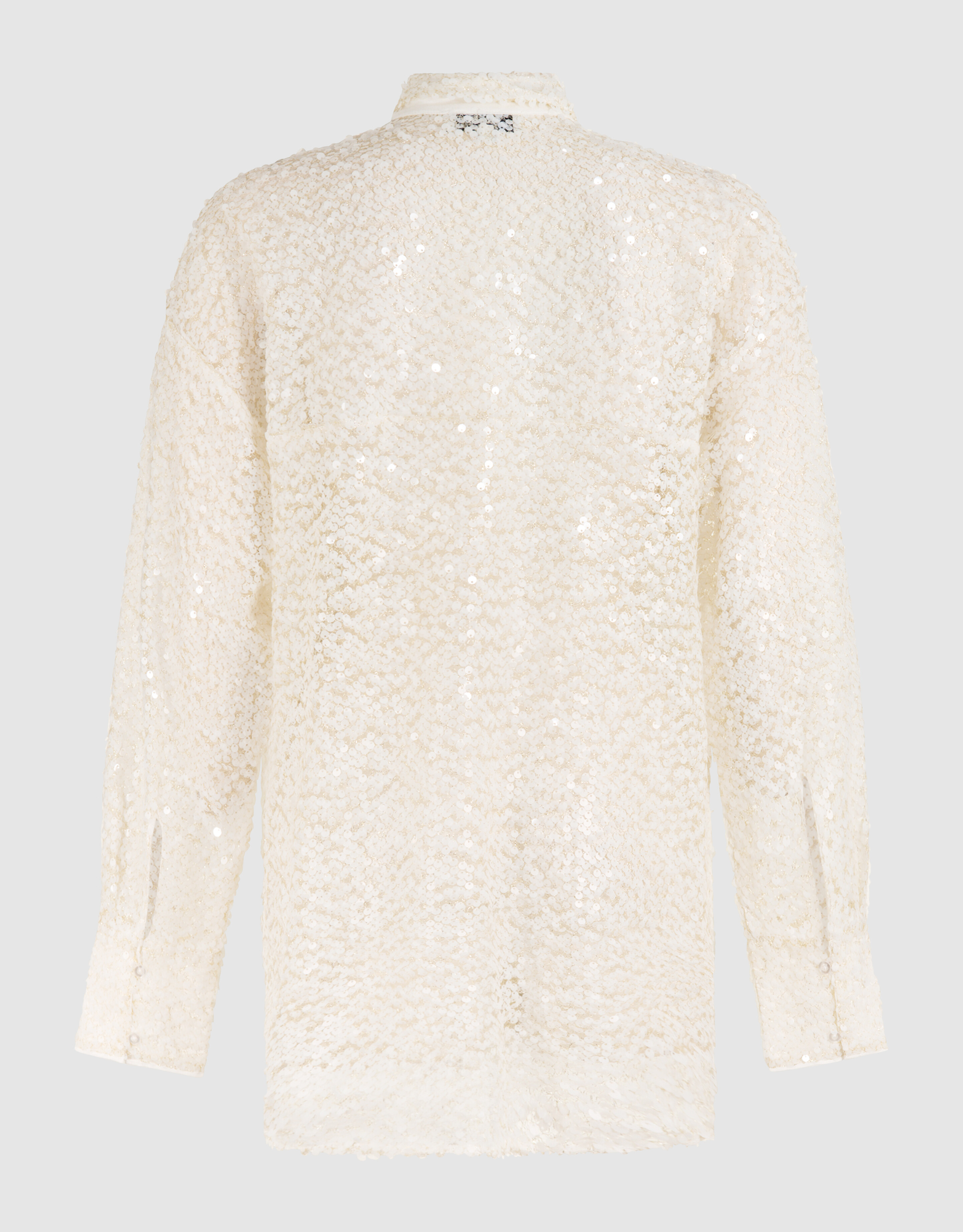 Oversized Sequin Blouse Gebroken Wit By Monica SHOEBY WOMEN