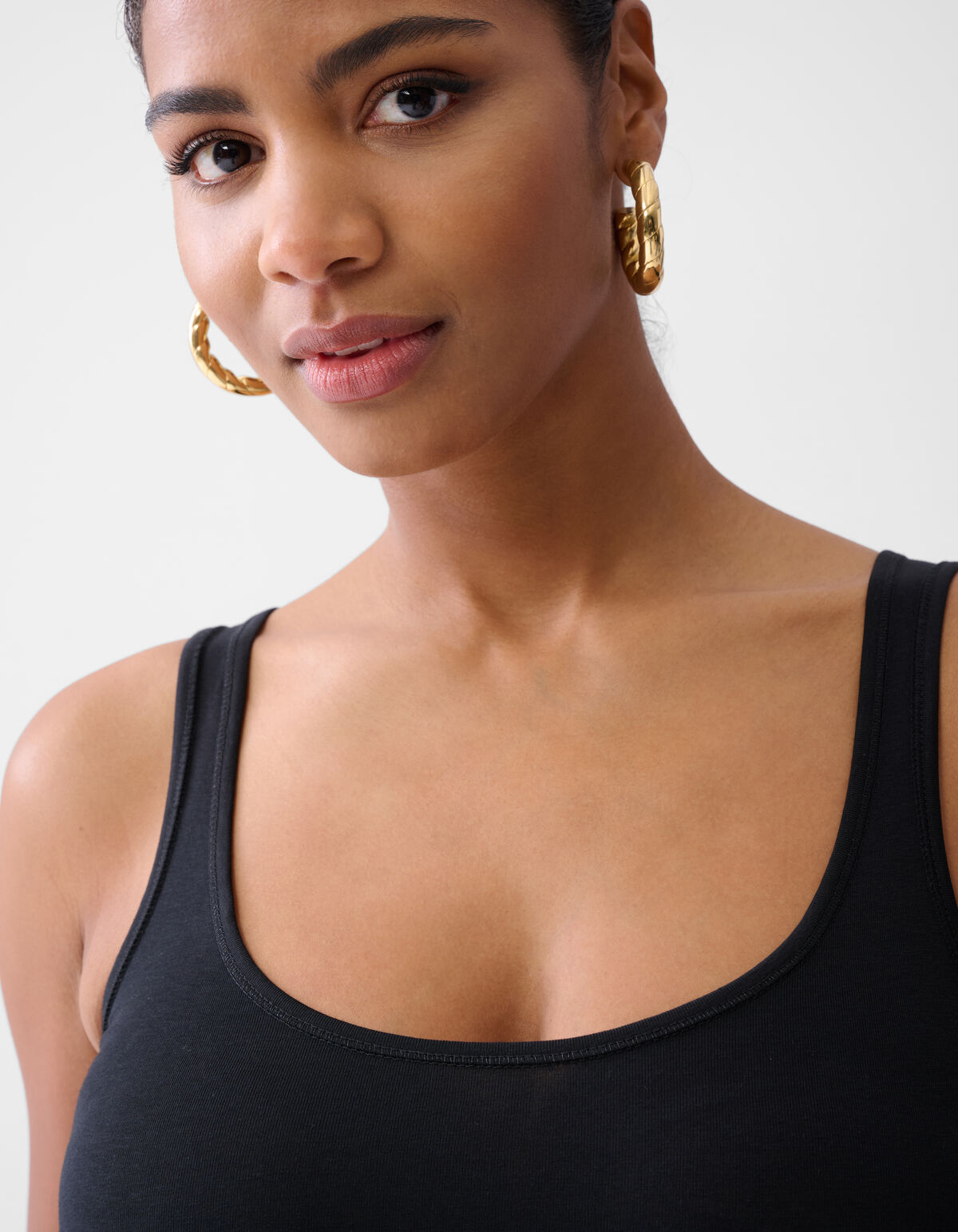 Basis Tanktop Zwart Eksept