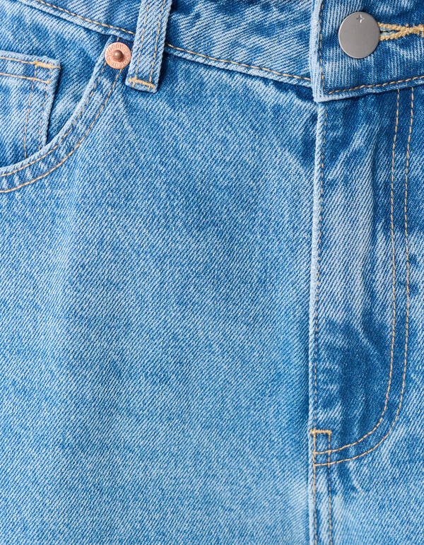 Baggy Fit Jeans Blauw SHOEBY WOMEN