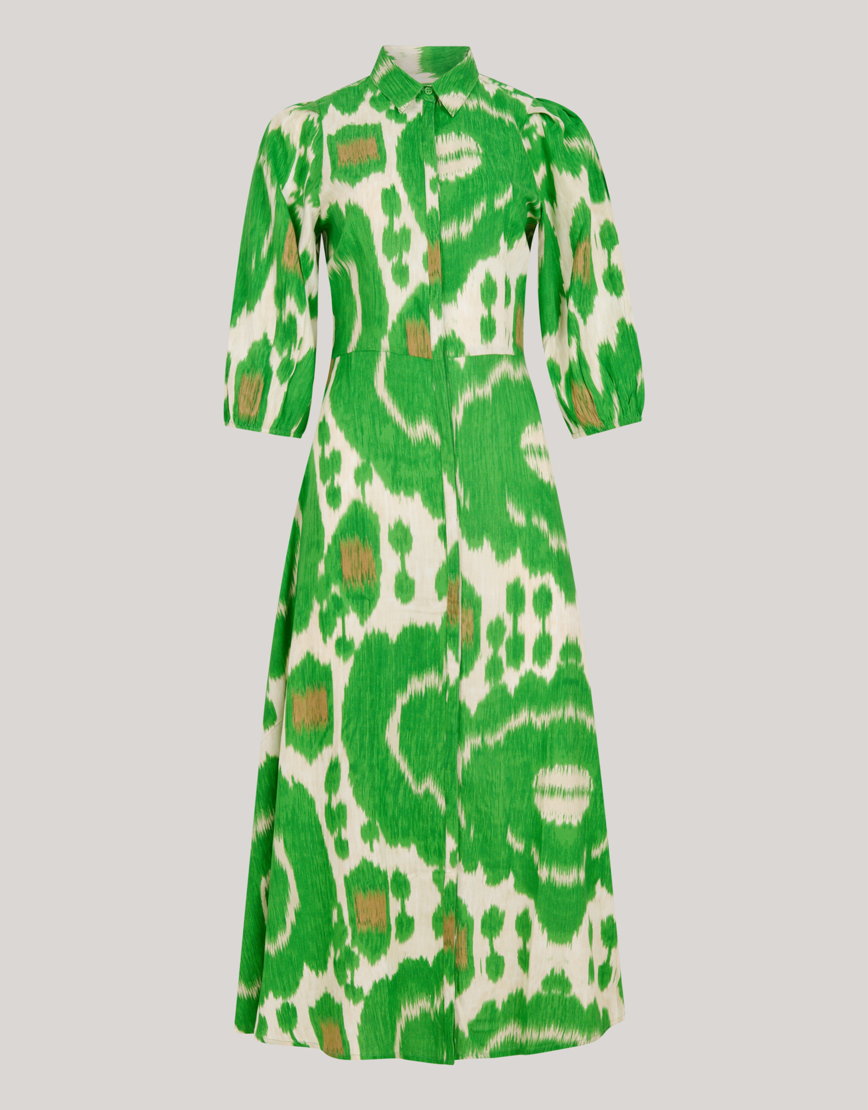 Printed Maxi Jurk Groen SHOEBY WOMEN