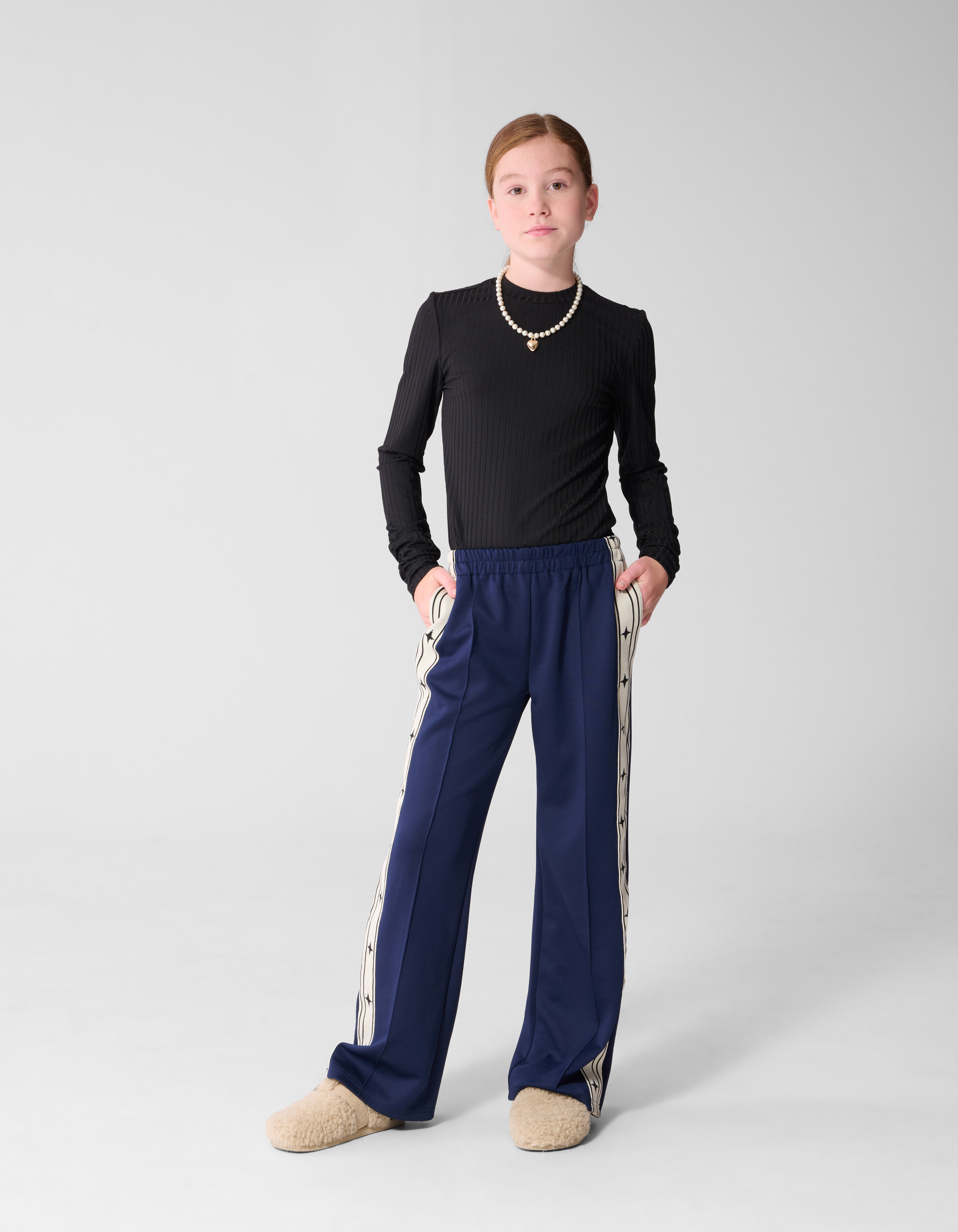 Rib Top Zwart SHOEBY GIRLS