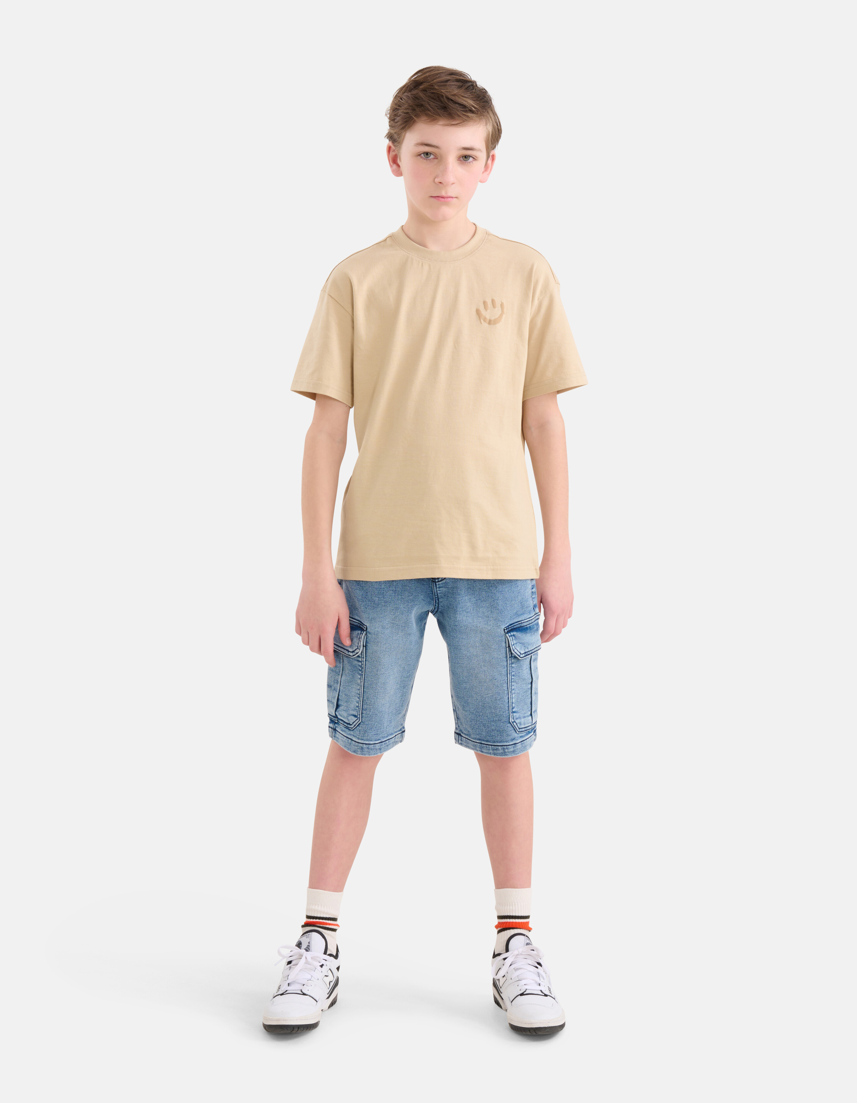 Cargo Jog Denim Short Mediumstone SHOEBY BOYS