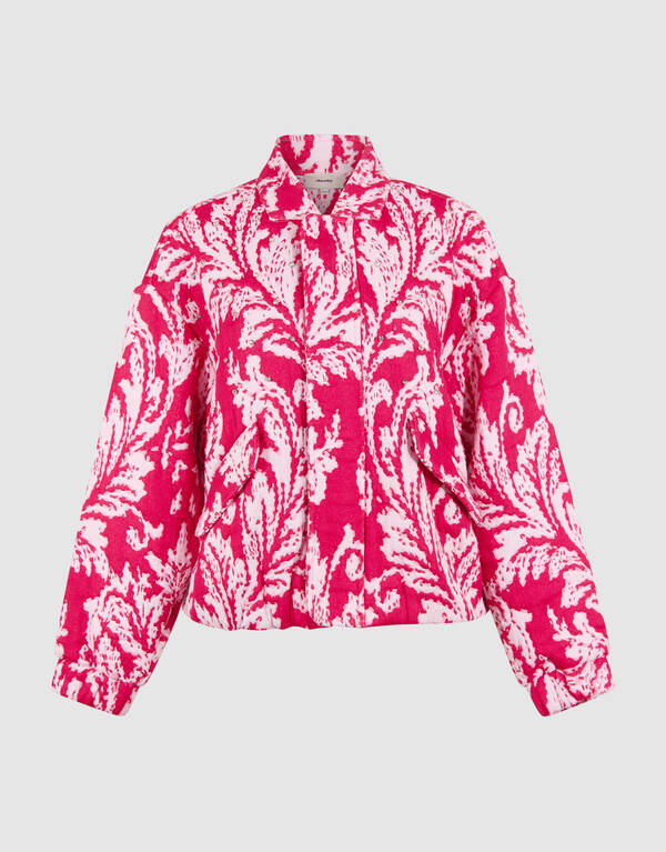 Oversized Jacquard Bomber Jack Roze SHOEBY WOMEN
