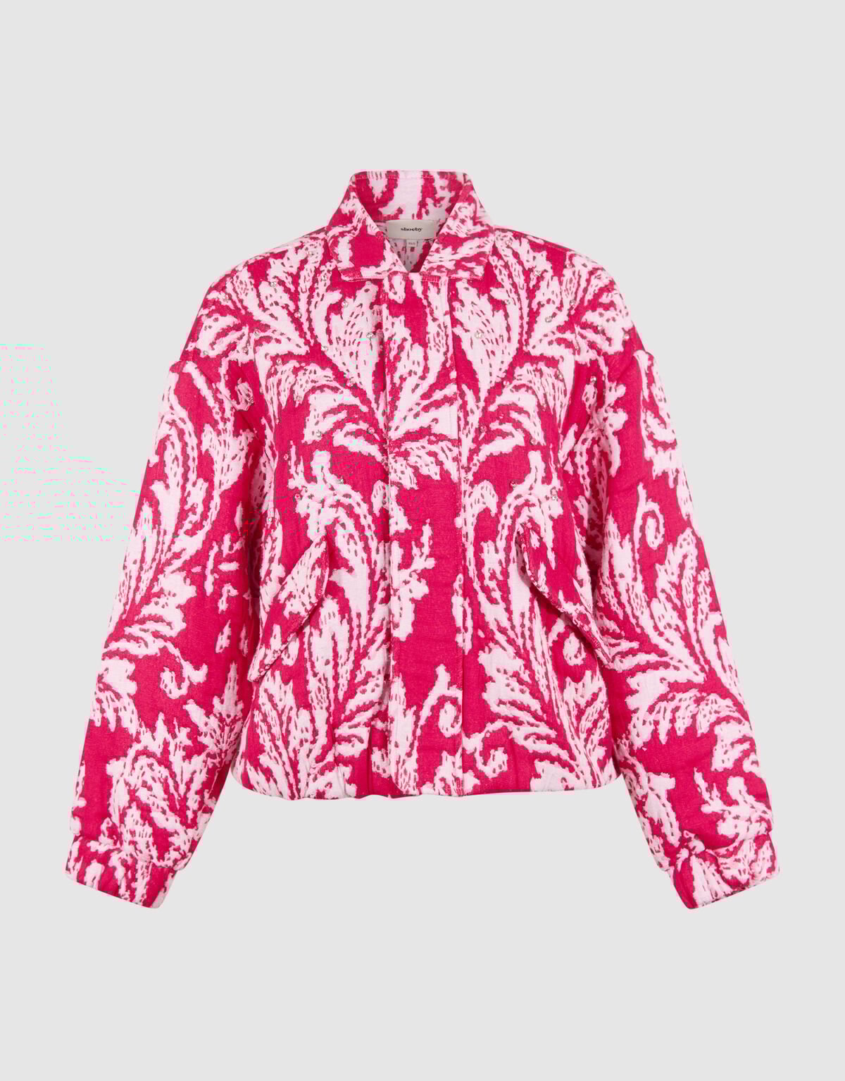 Oversized Jacquard Bomber Jack Roze SHOEBY WOMEN
