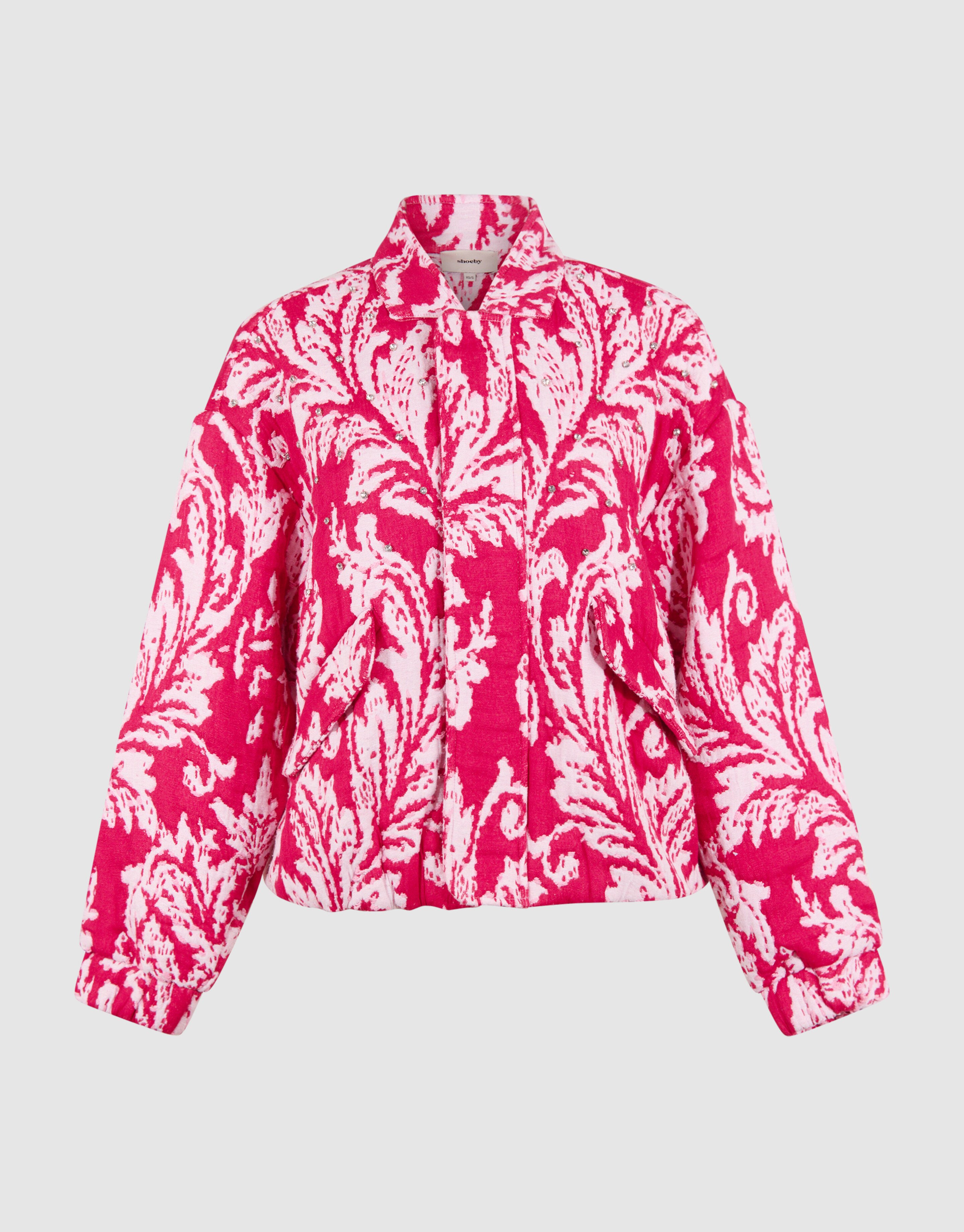 Oversized Jacquard Bomber Jack Roze SHOEBY WOMEN