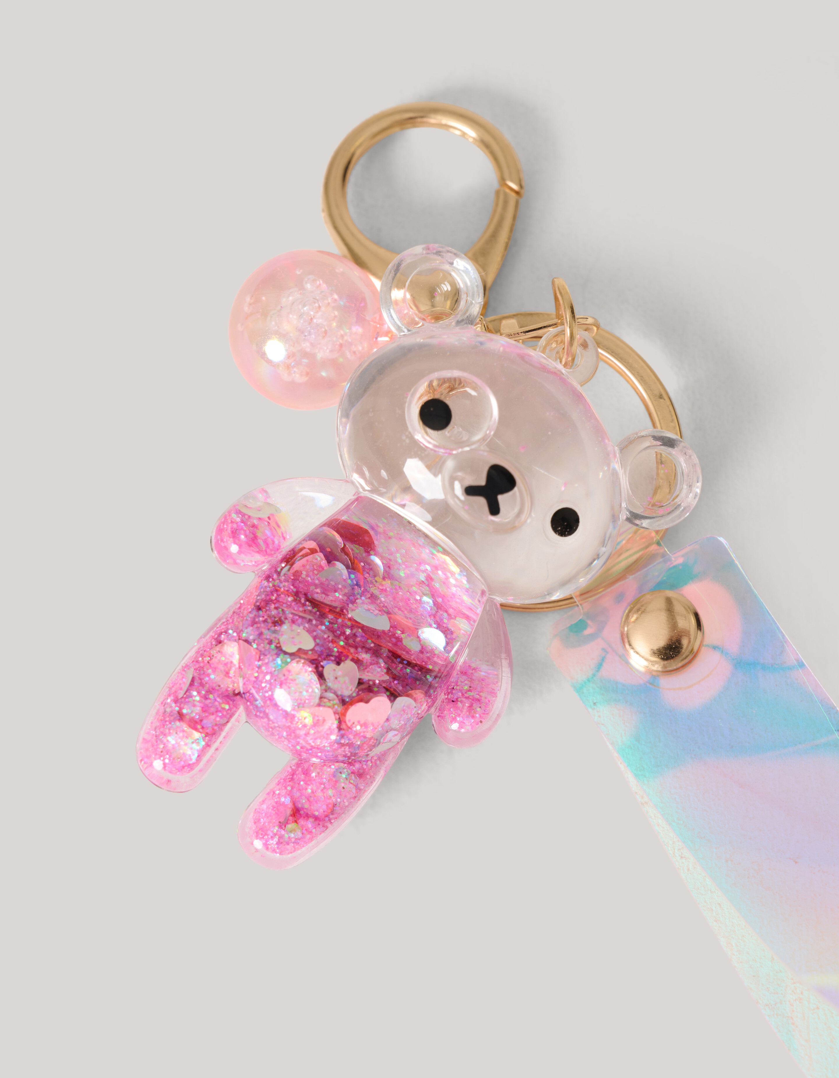 Beer Sleutelhanger Roze SHOEBY ACCESSOIRES